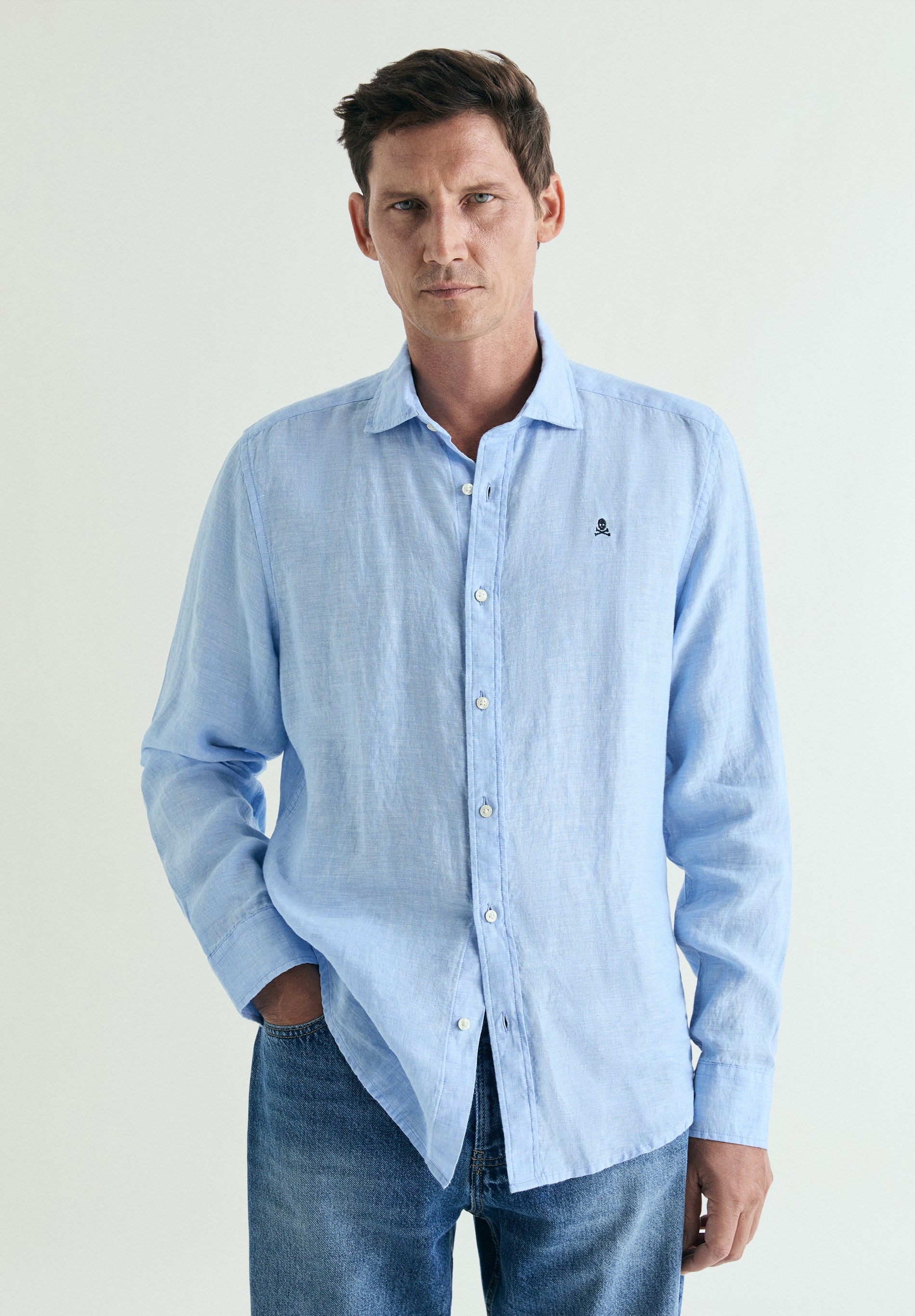 CAMISA DE LINHO SLIM FIT