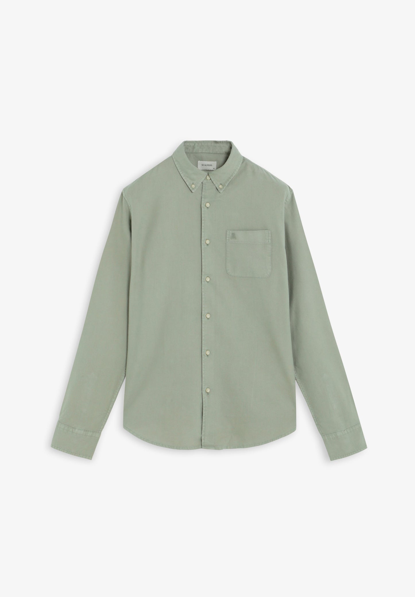 CAMISA OXFORD COM BORDADO NO TOM