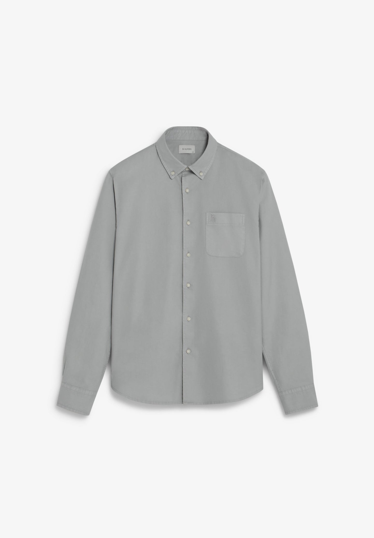CAMISA OXFORD COM BORDADO NO TOM