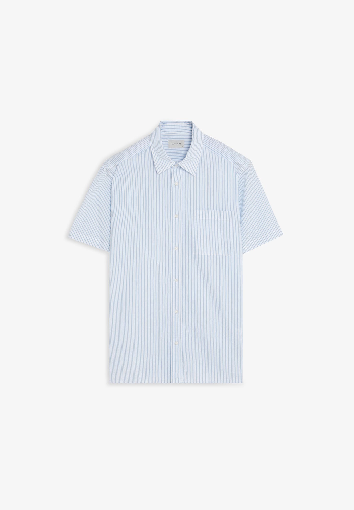 CAMISA DE MANGA CURTA ÀS RISCAS