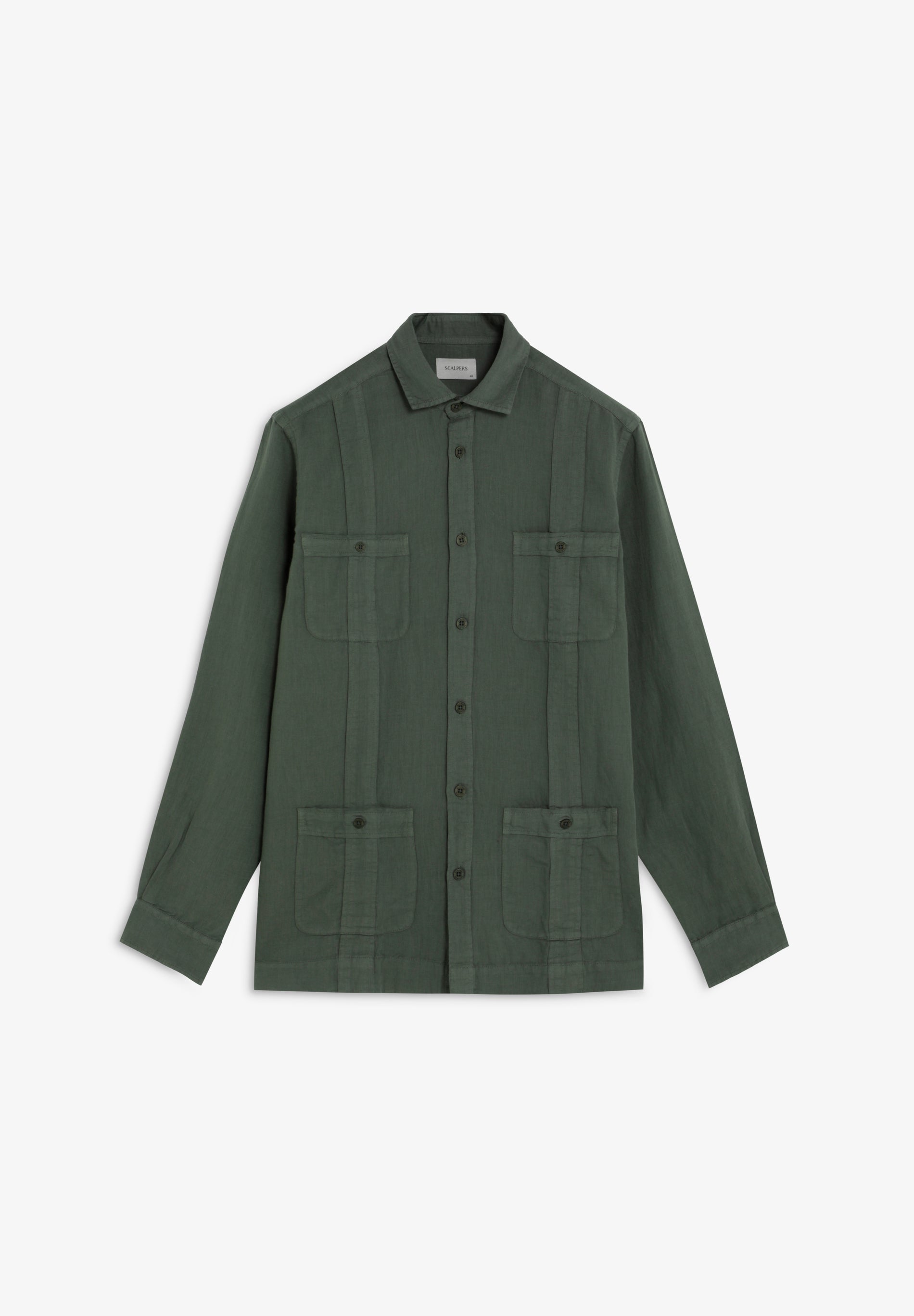 CAMISA GUAYABERA EM LINHO