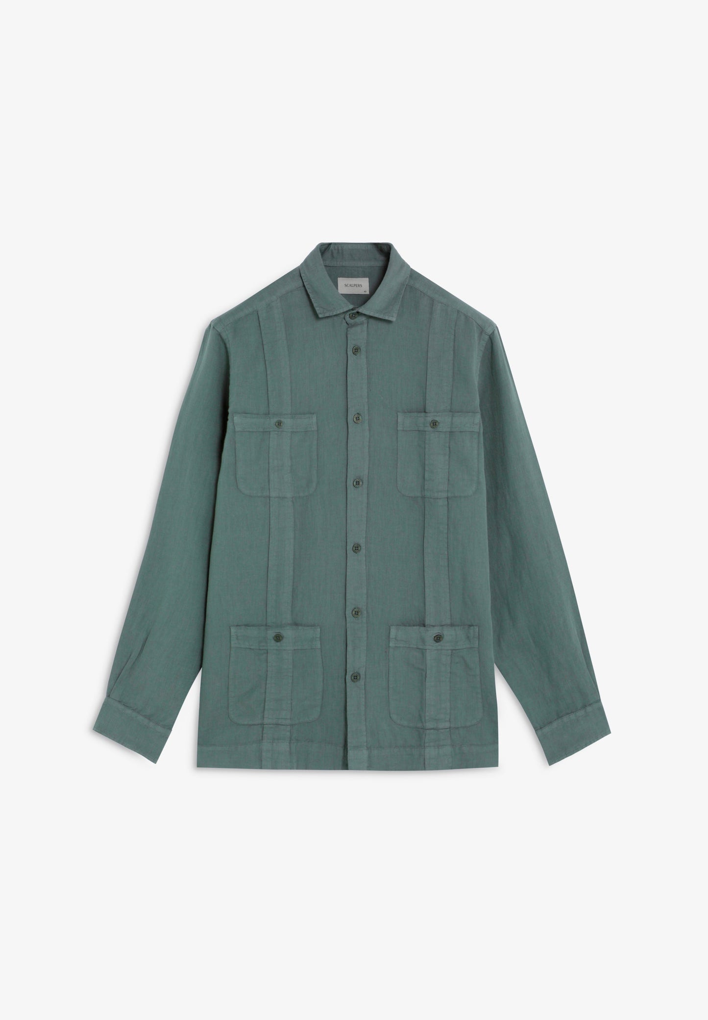 CAMISA GUAYABERA EM LINHO