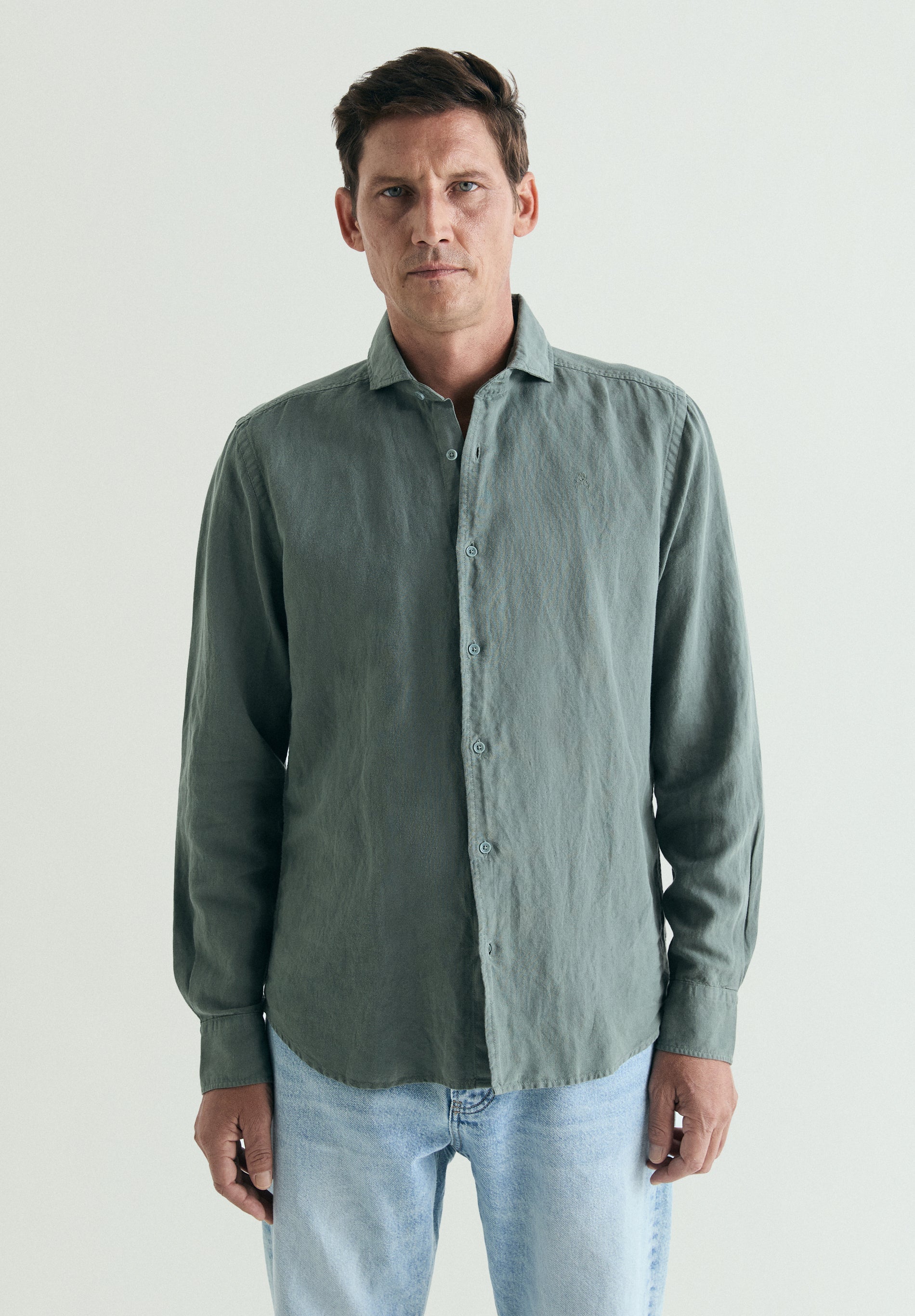 CAMISA DE LINHO REGULAR FIT