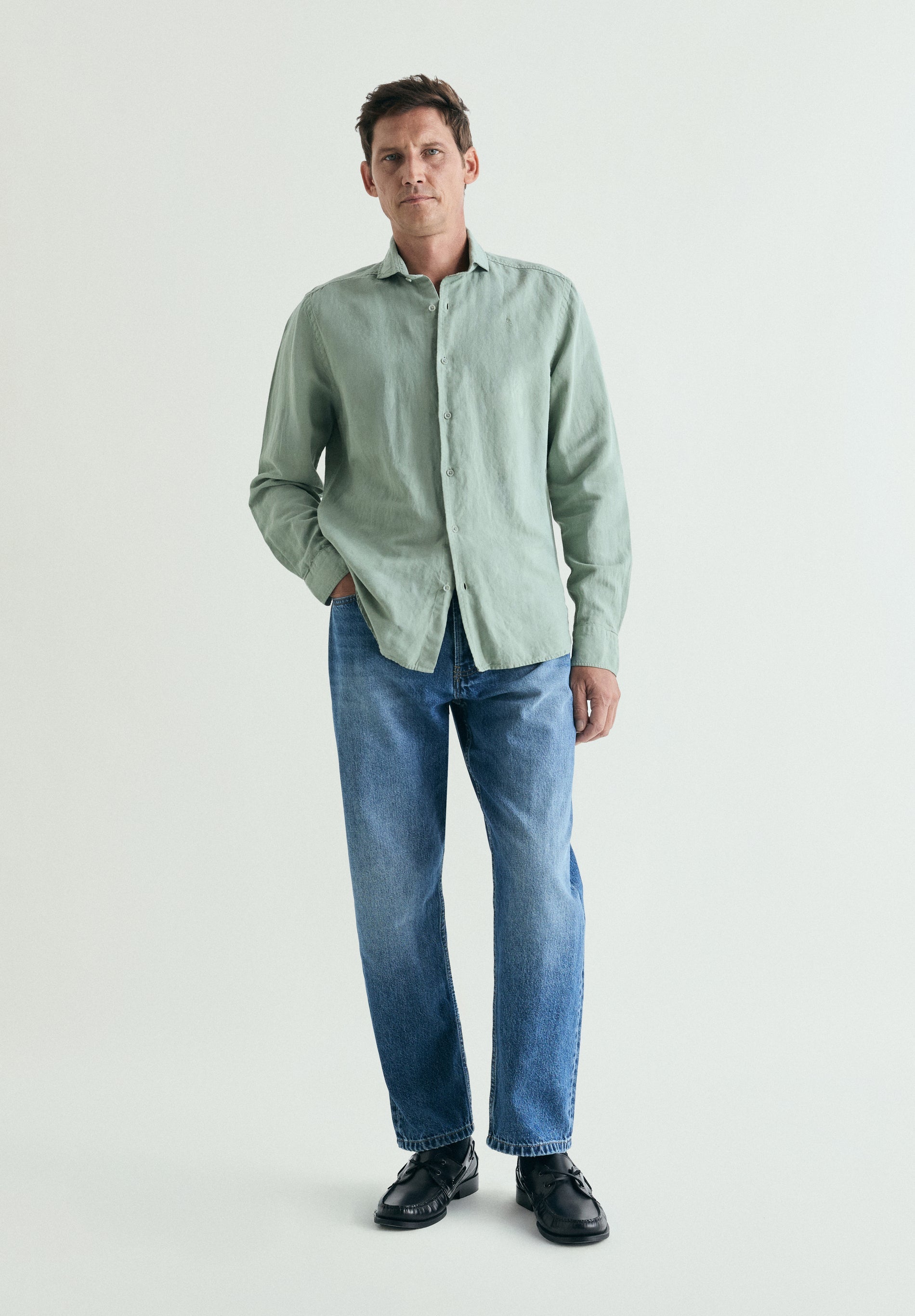 CAMISA DE LINHO REGULAR FIT