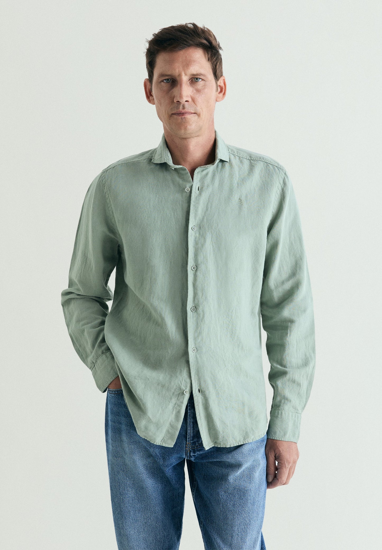 CAMISA DE LINHO REGULAR FIT
