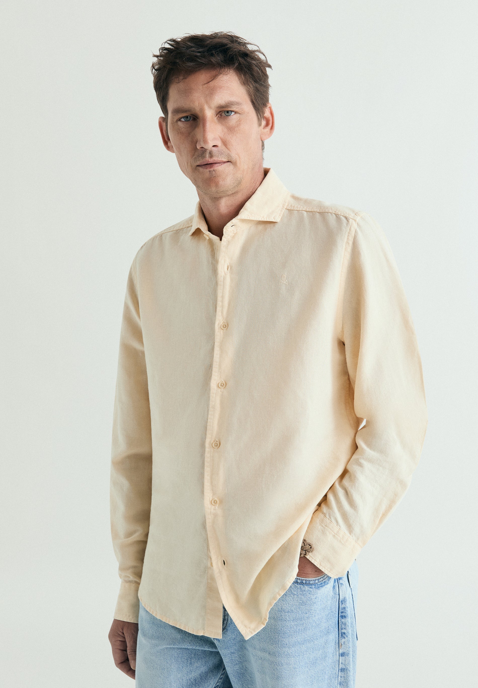 CAMISA DE LINHO REGULAR FIT
