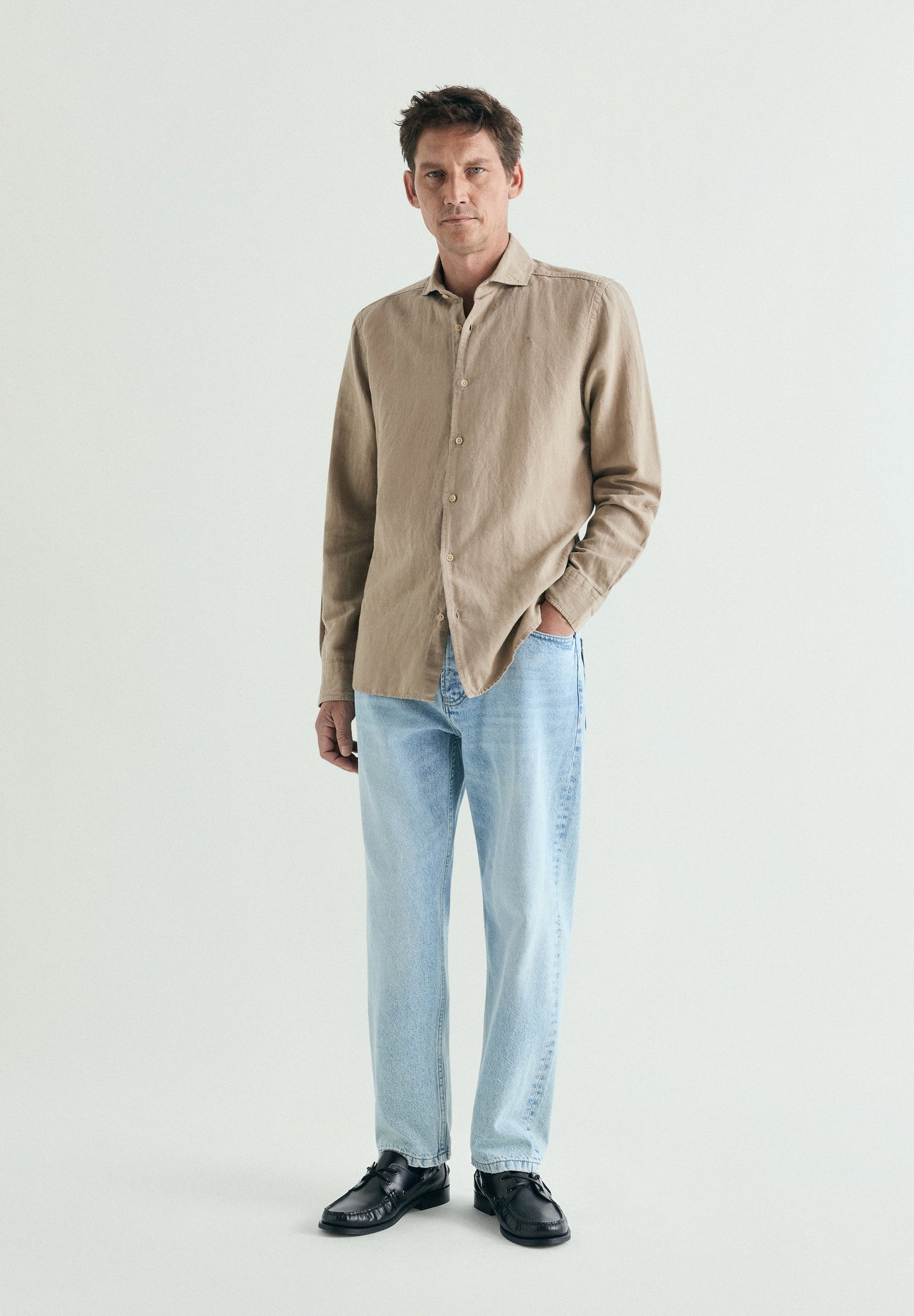 CAMISA DE LINHO REGULAR FIT
