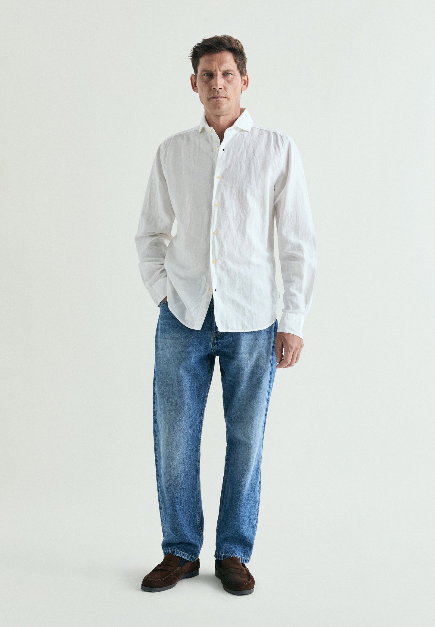 CAMISA DE LINHO REGULAR FIT