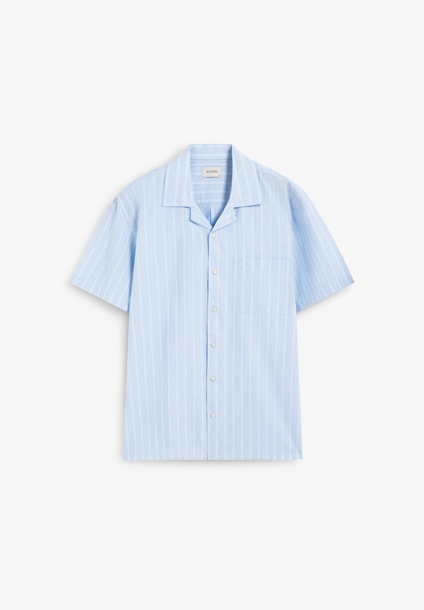 CAMISA DE MANGA CURTA ÀS RISCAS