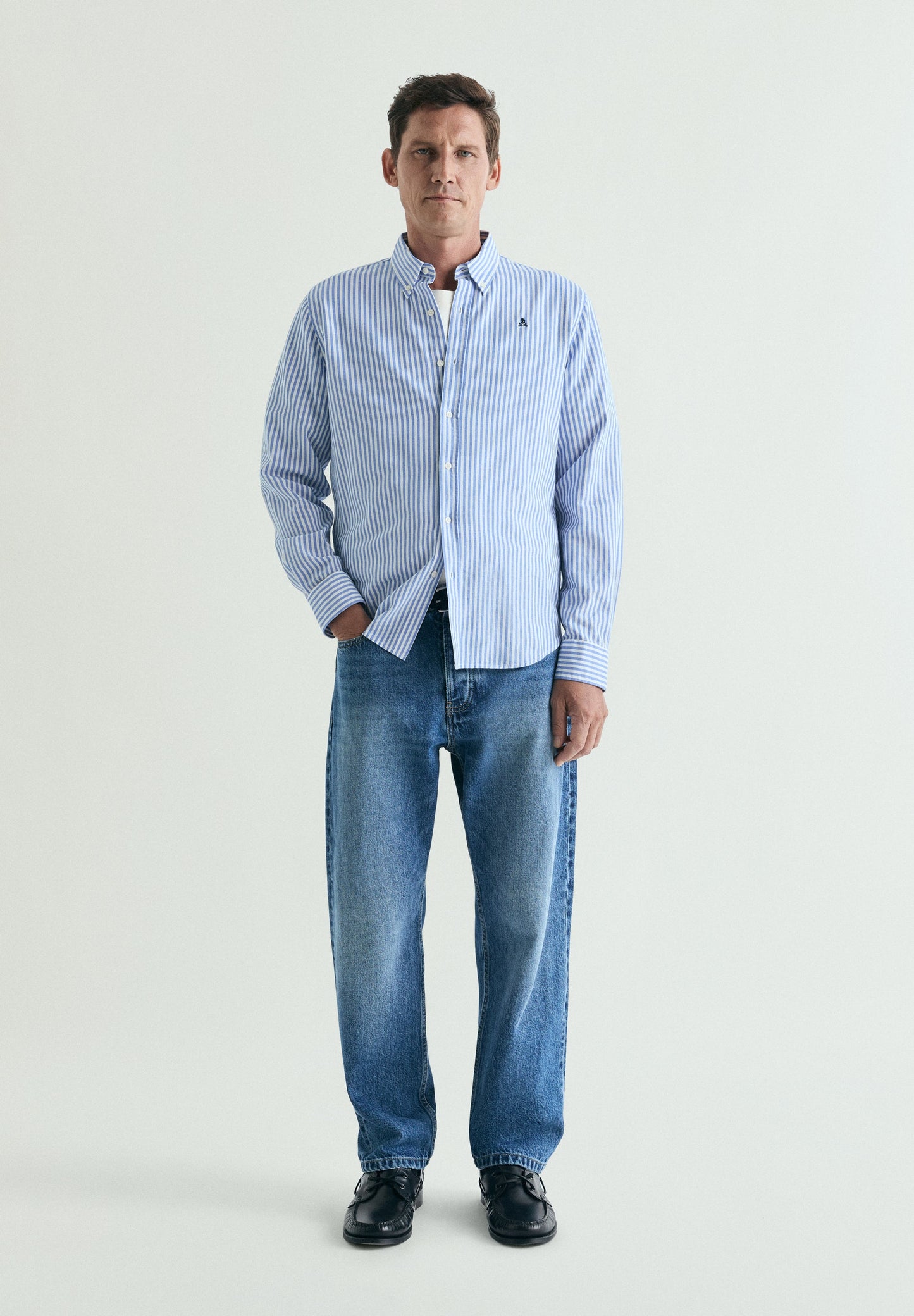 CAMISA OXFORD ALGODÃO E LINHO
