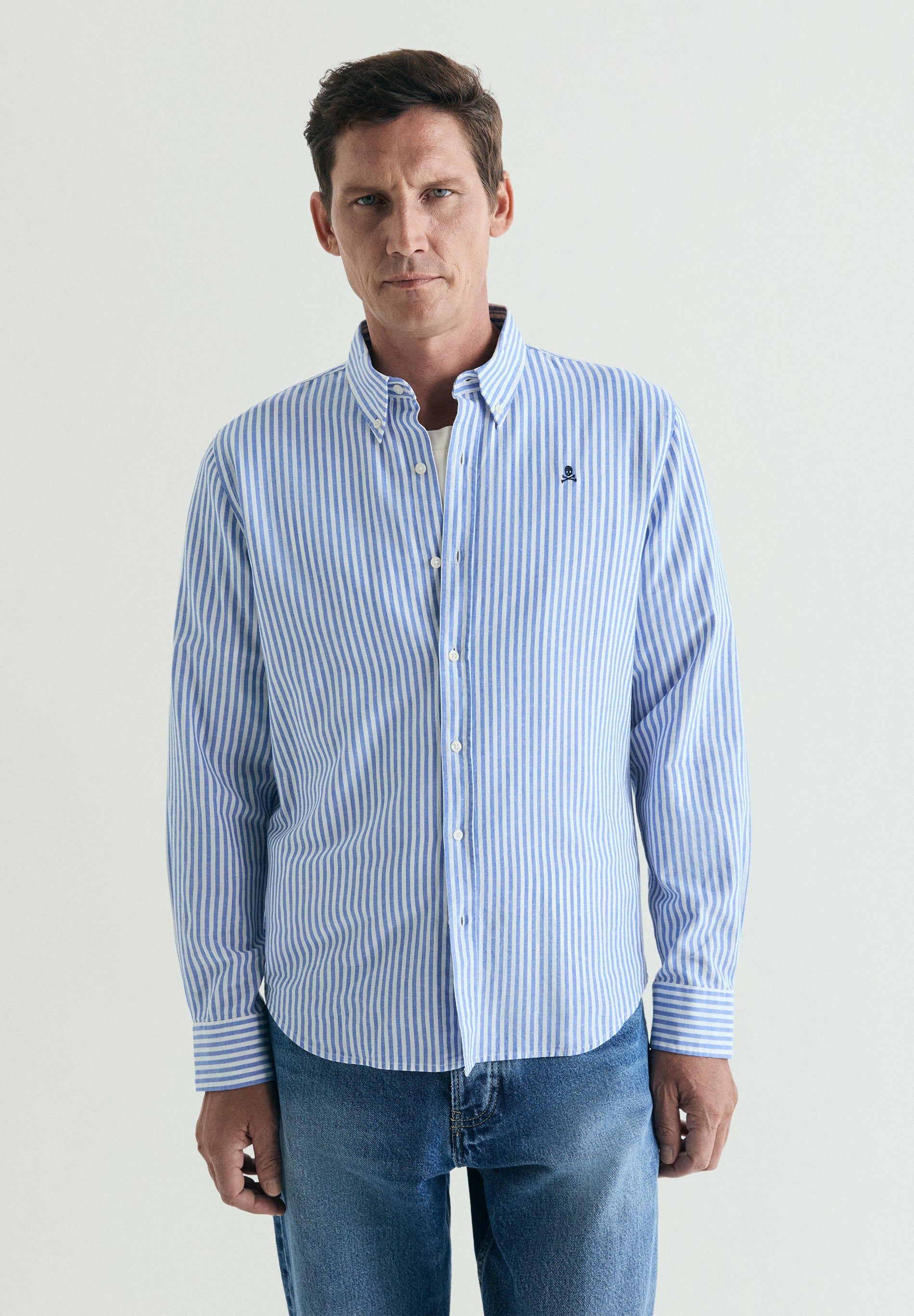 CAMISA OXFORD ALGODÃO E LINHO