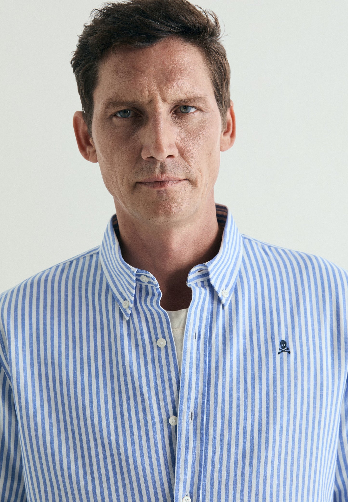 CAMISA OXFORD ALGODÃO E LINHO