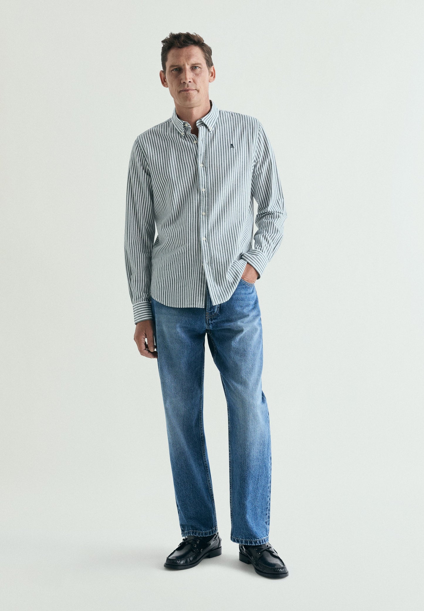 CAMISA OXFORD ALGODÃO E LINHO