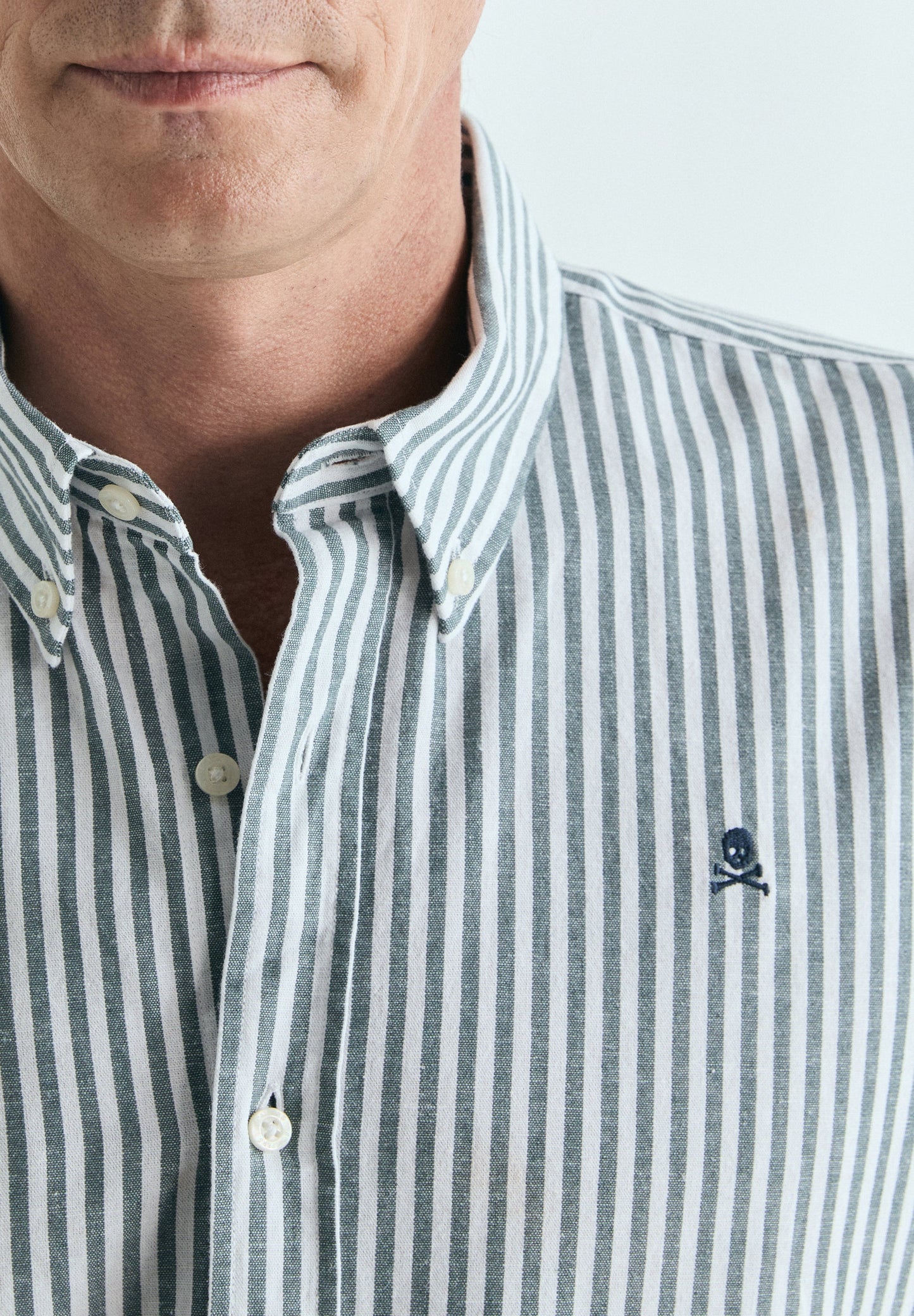 CAMISA OXFORD ALGODÃO E LINHO