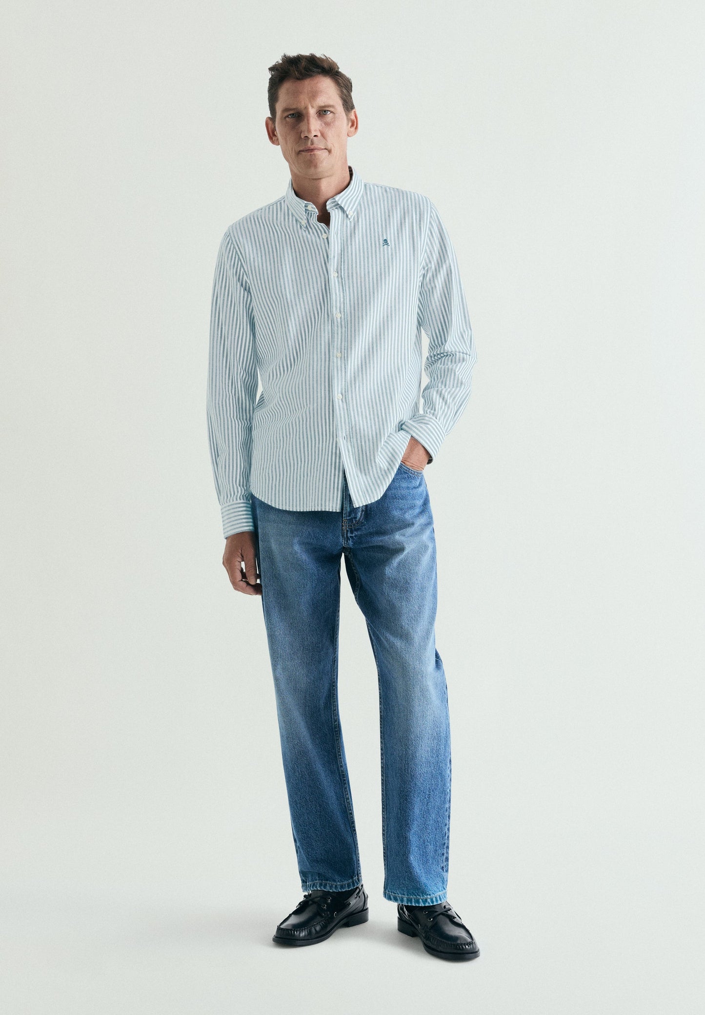 CAMISA OXFORD ALGODÃO E LINHO