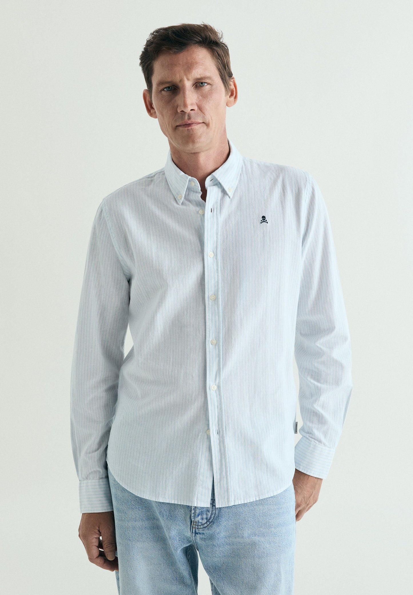 CAMISA OXFORD ALGODÃO E LINHO
