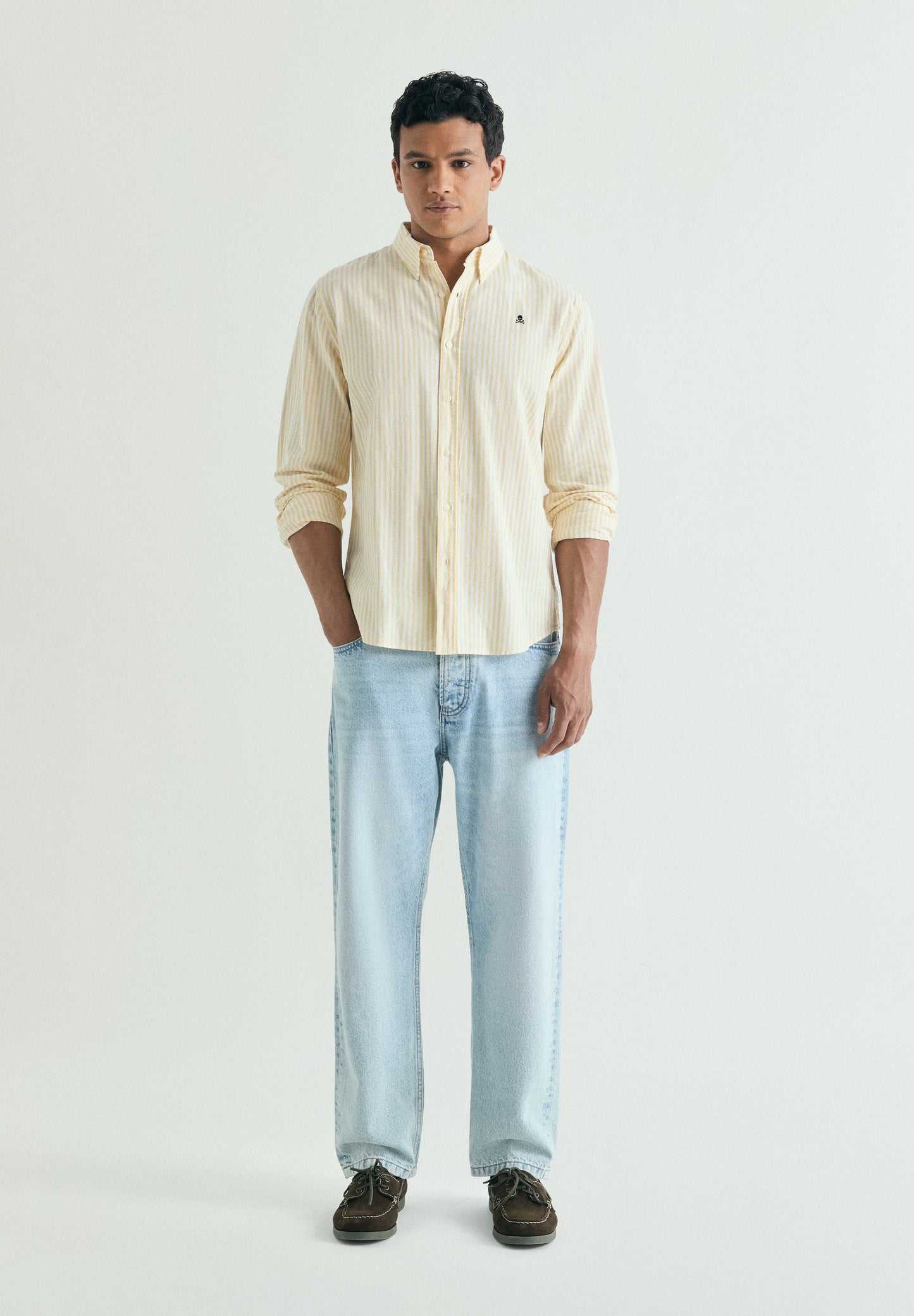 CAMISA OXFORD ALGODÃO E LINHO
