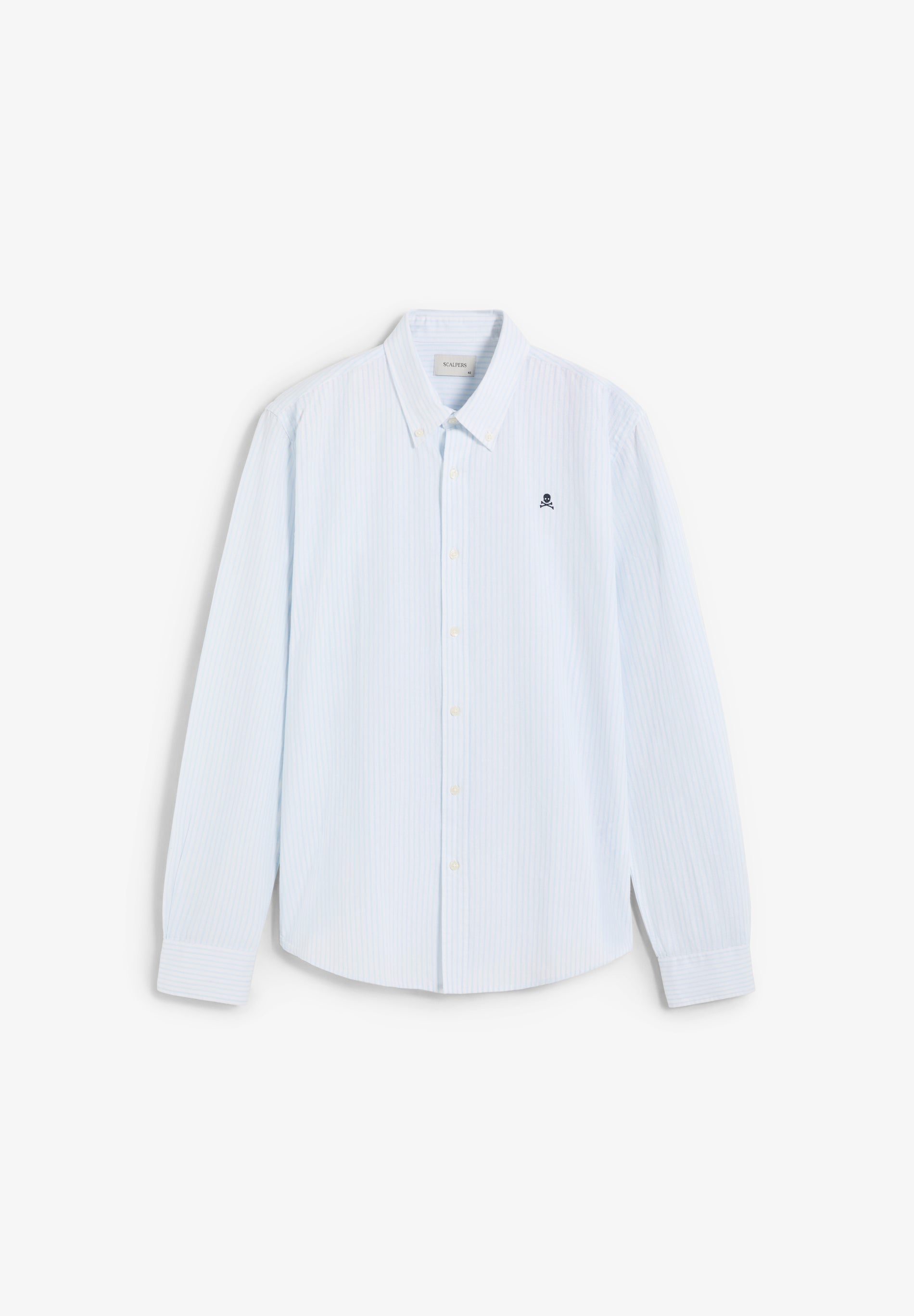 CAMISA OXFORD ÀS RISCAS