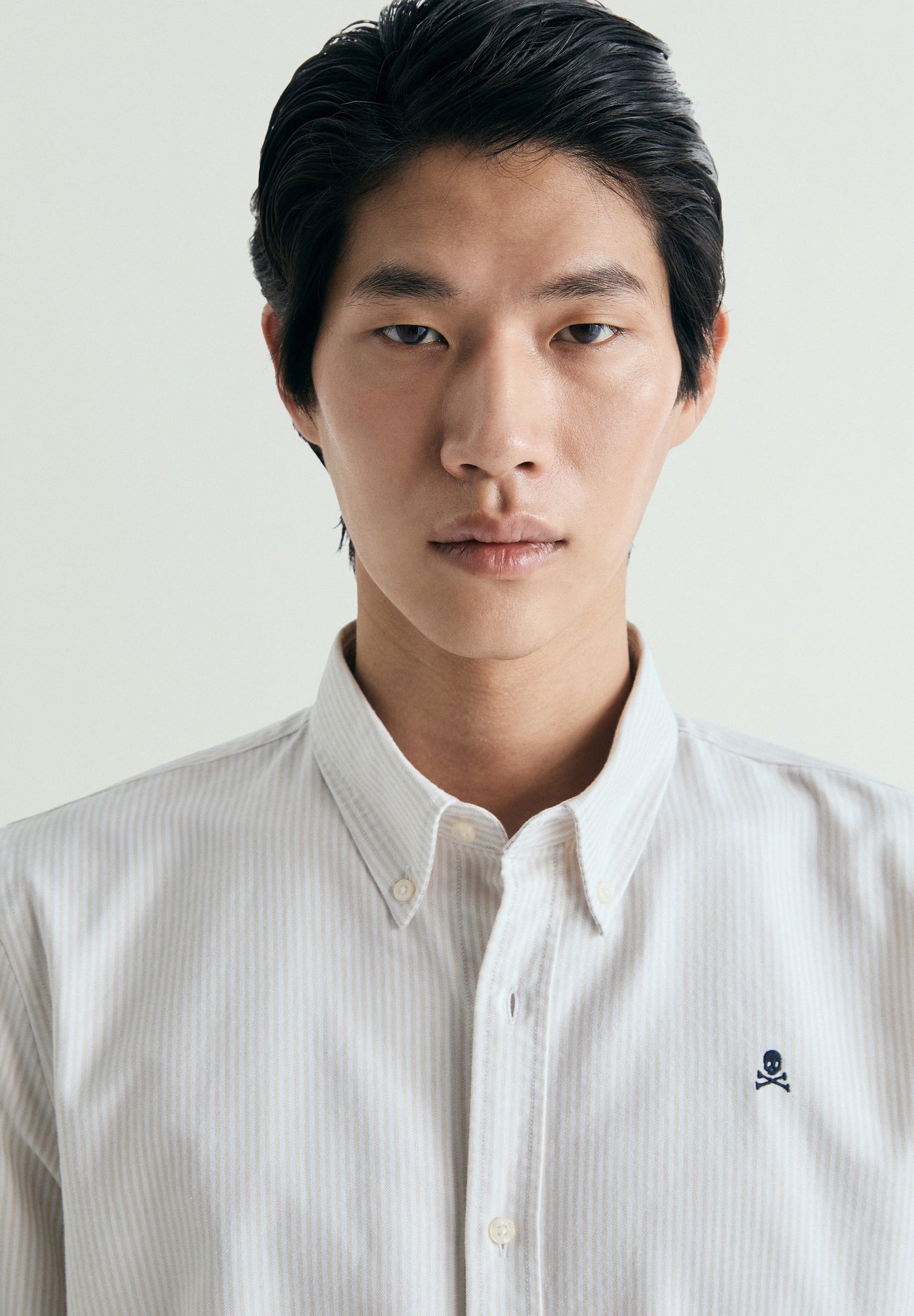 CAMISA OXFORD PADRÃO ÀS RISCAS