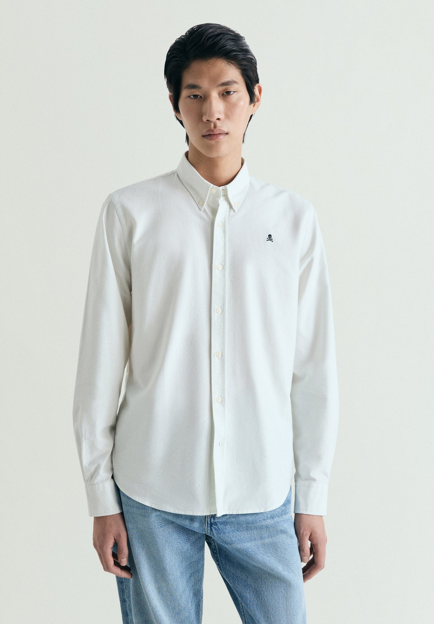 CAMISA OXFORD PADRÃO ÀS RISCAS