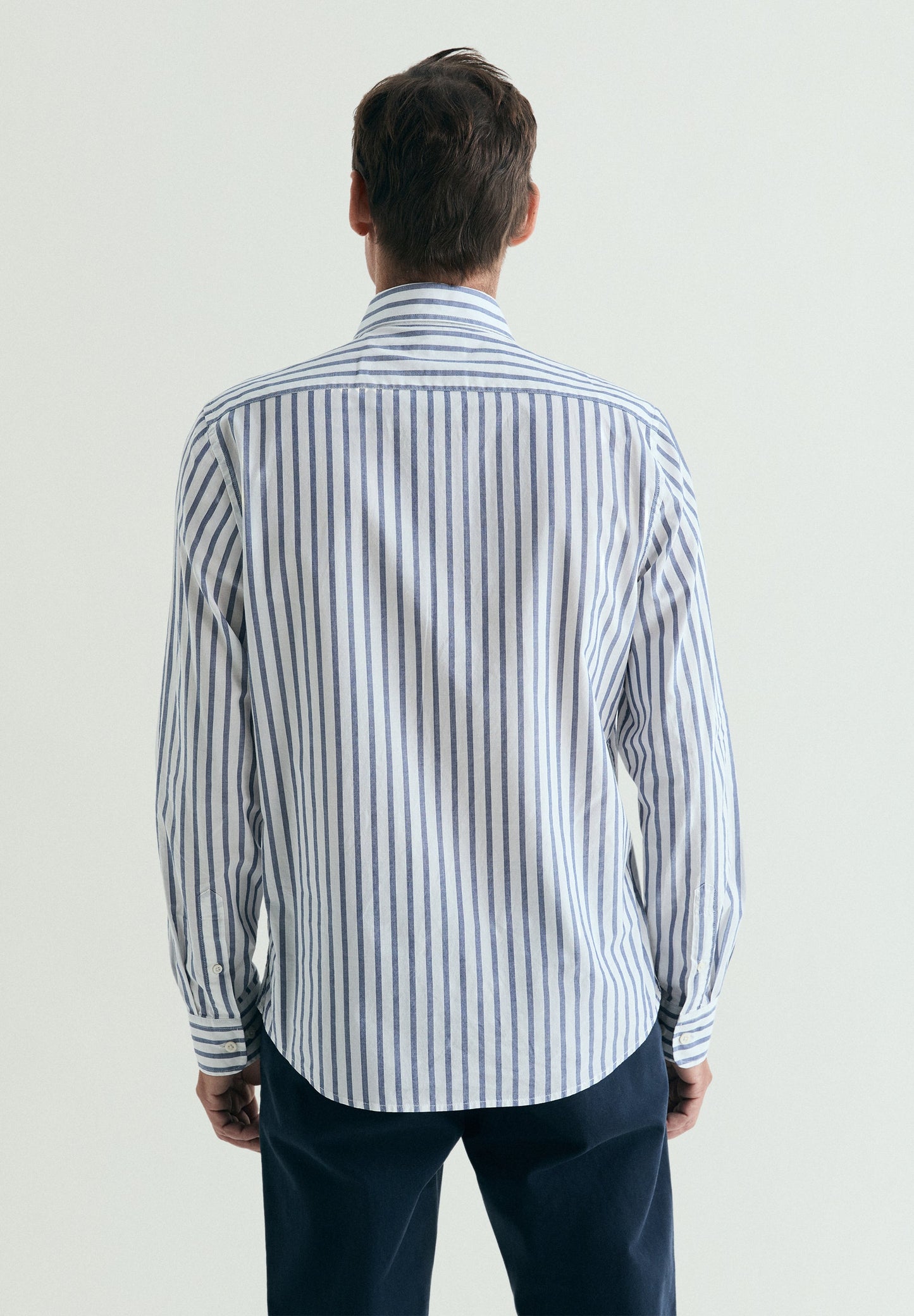 CAMISA ÀS RISCAS ALGODÃO REGULAR FIT