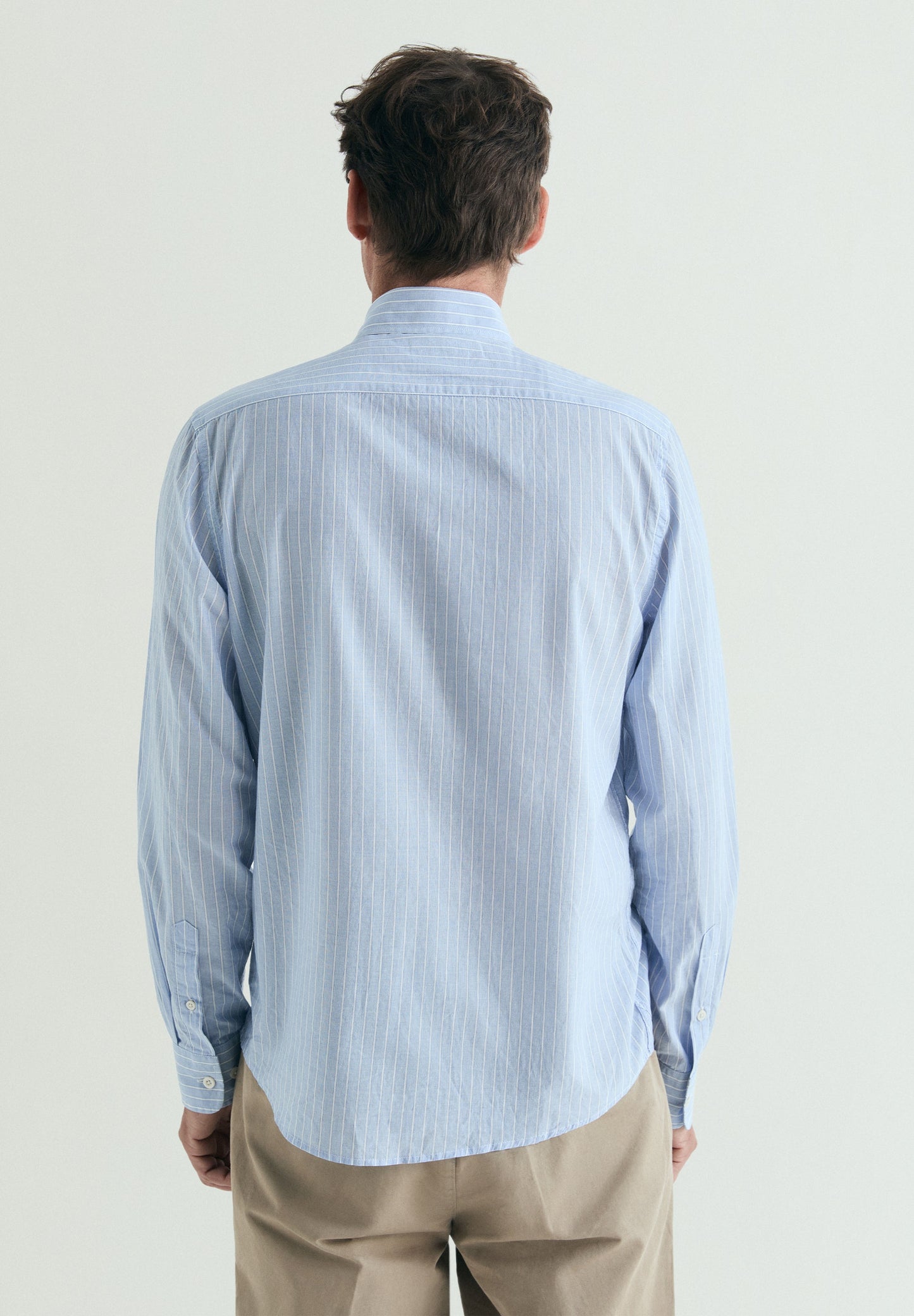 CAMISA ÀS RISCAS ALGODÃO REGULAR FIT