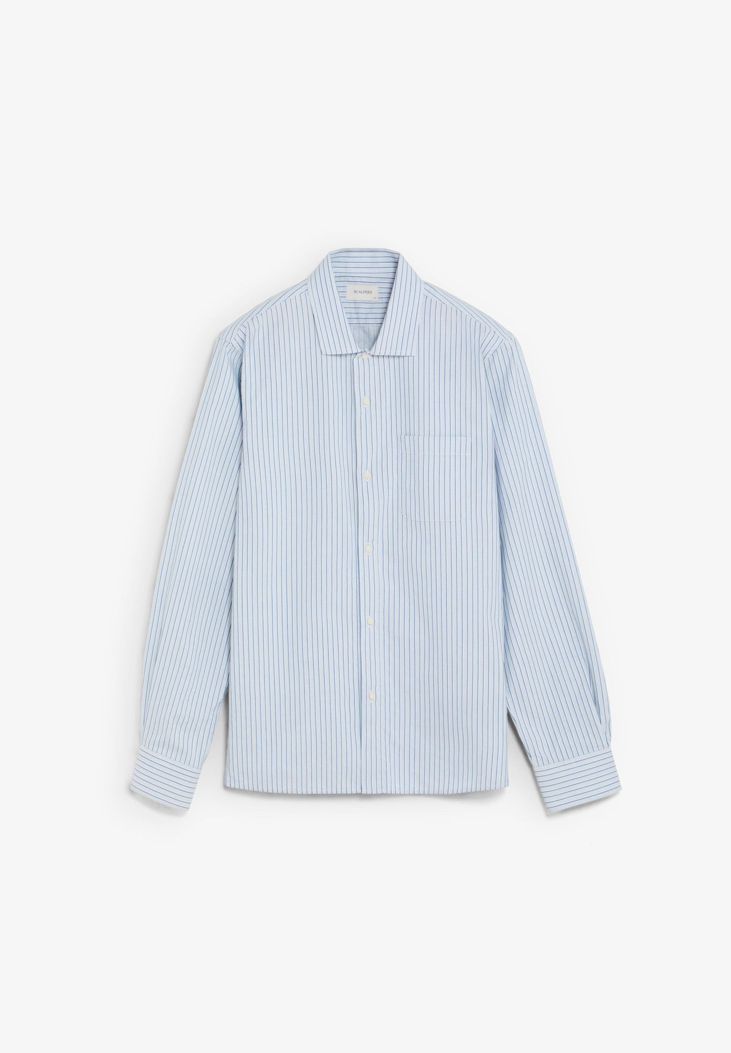 CAMISA ÀS RISCAS COM BOLSO