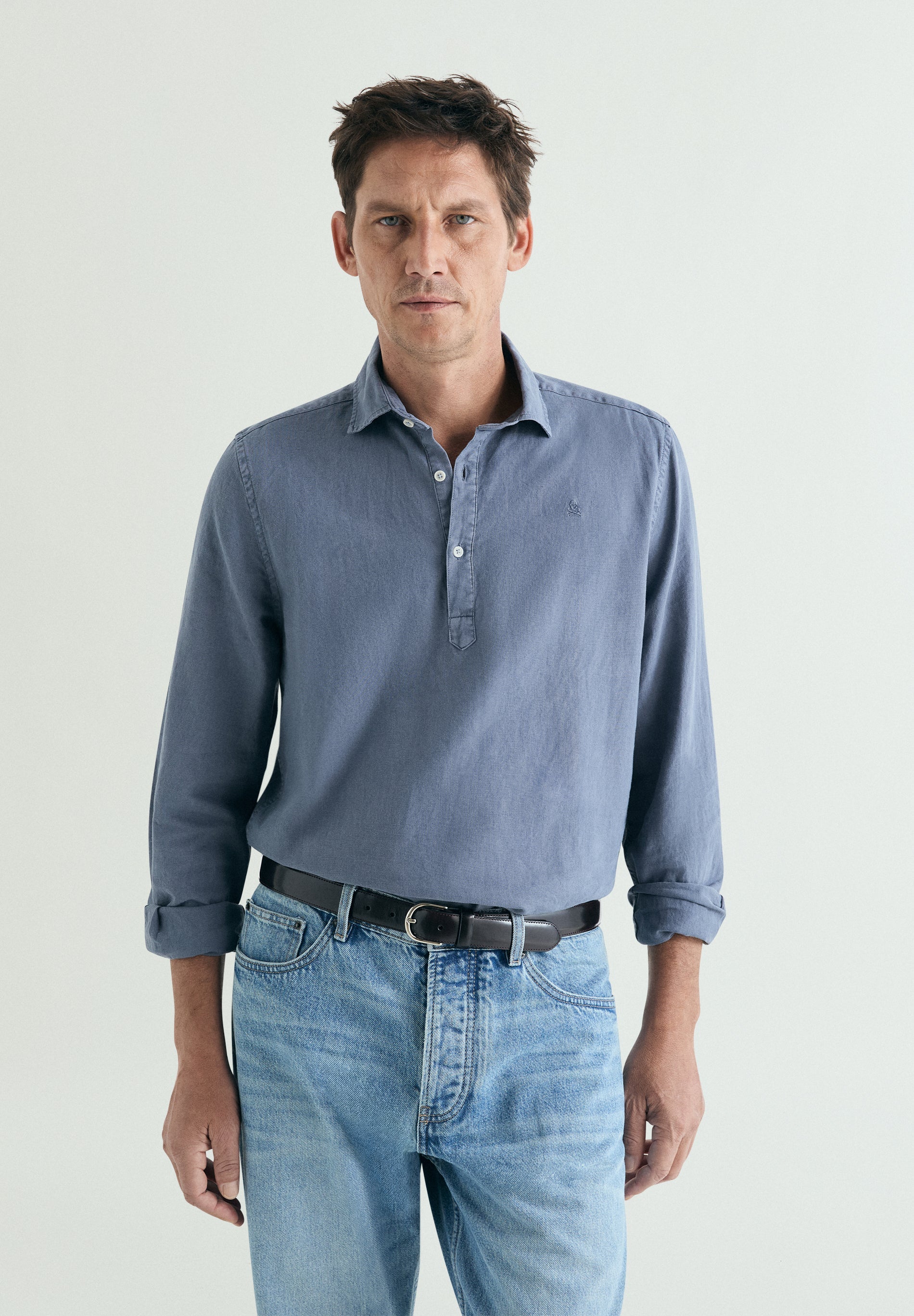 T-SHIRT DE LINHO REGULAR FIT