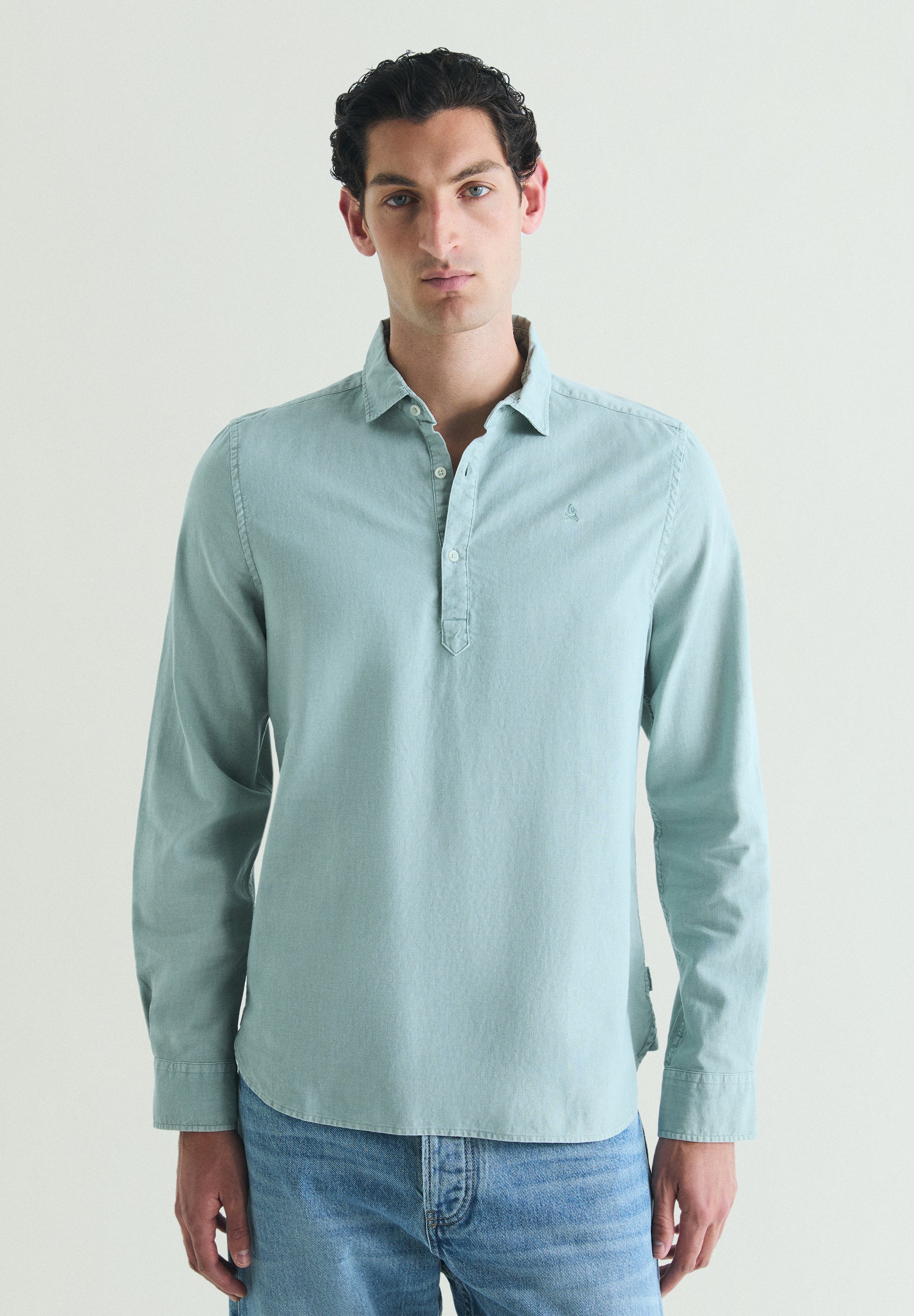 T-SHIRT DE LINHO REGULAR FIT