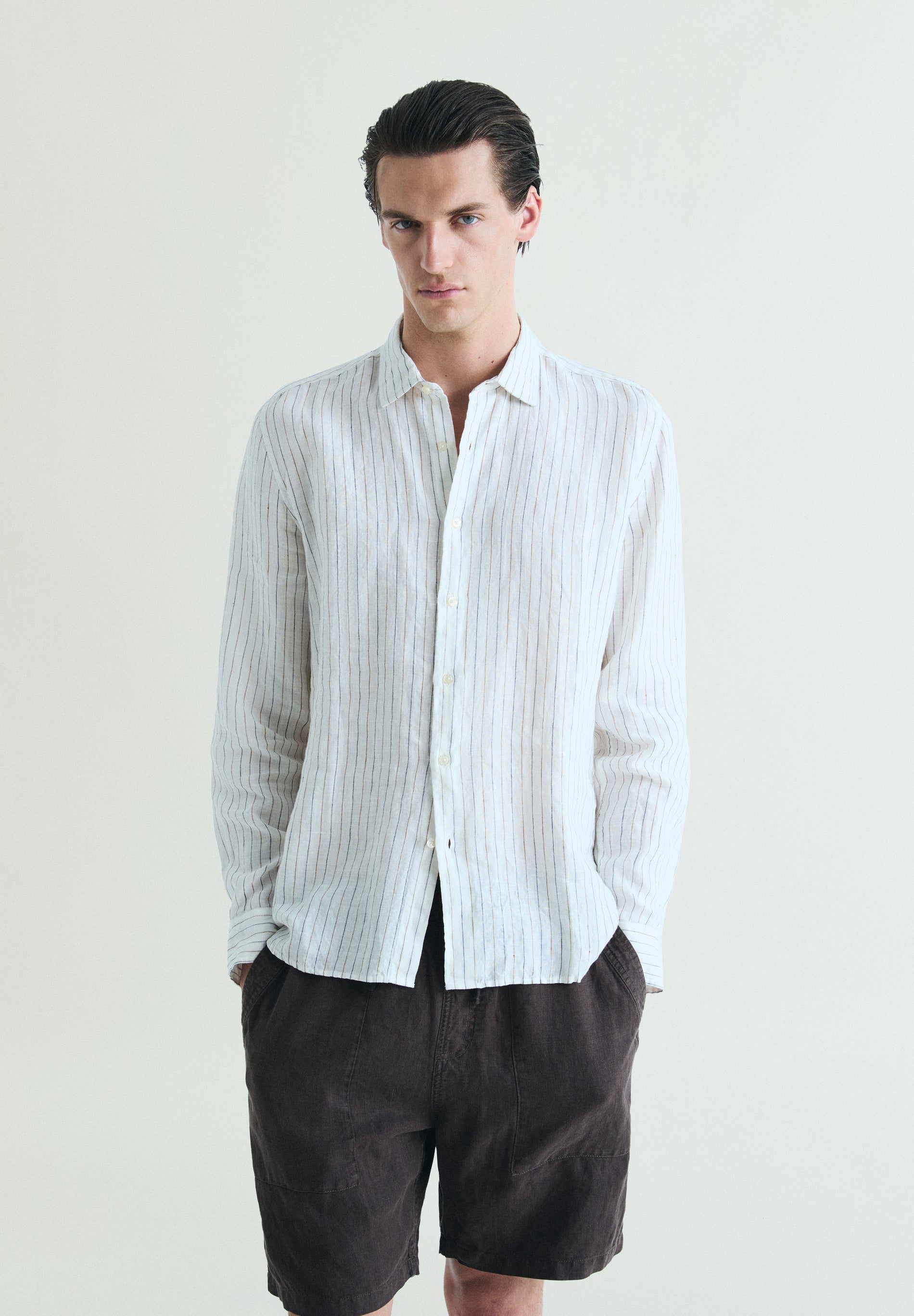 CAMISA DE LINHO SLIM FIT