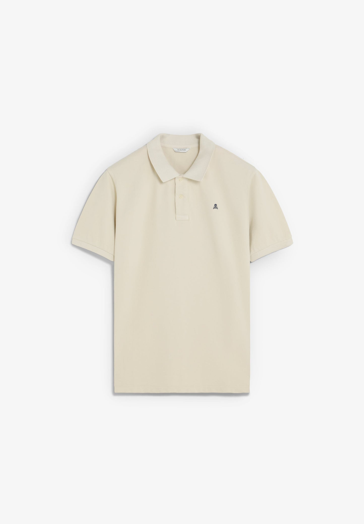 CAMISA POLO DE PIQUÉ BORDADO EM CONTRASTE