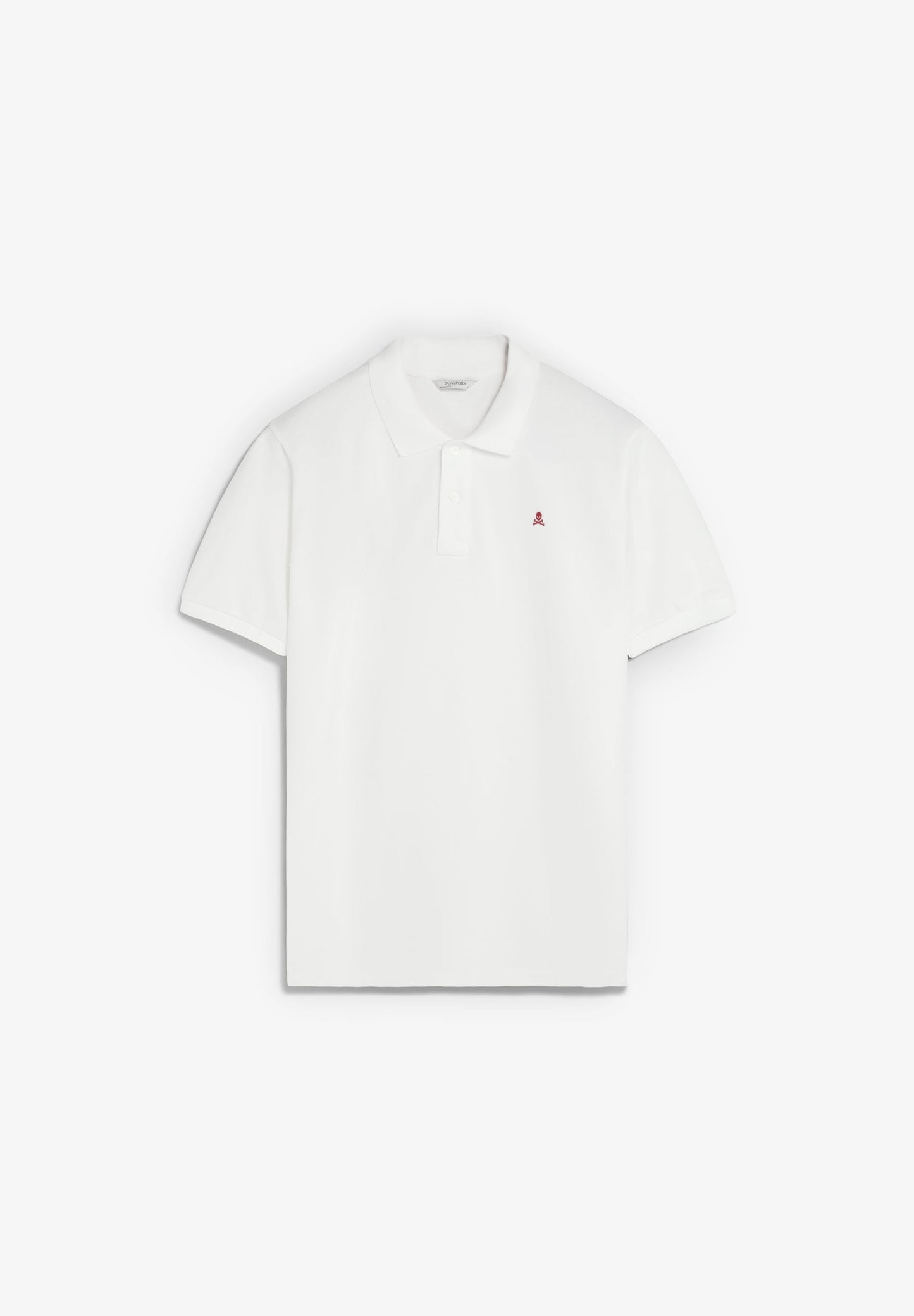 CAMISA POLO DE PIQUÉ BORDADO EM CONTRASTE