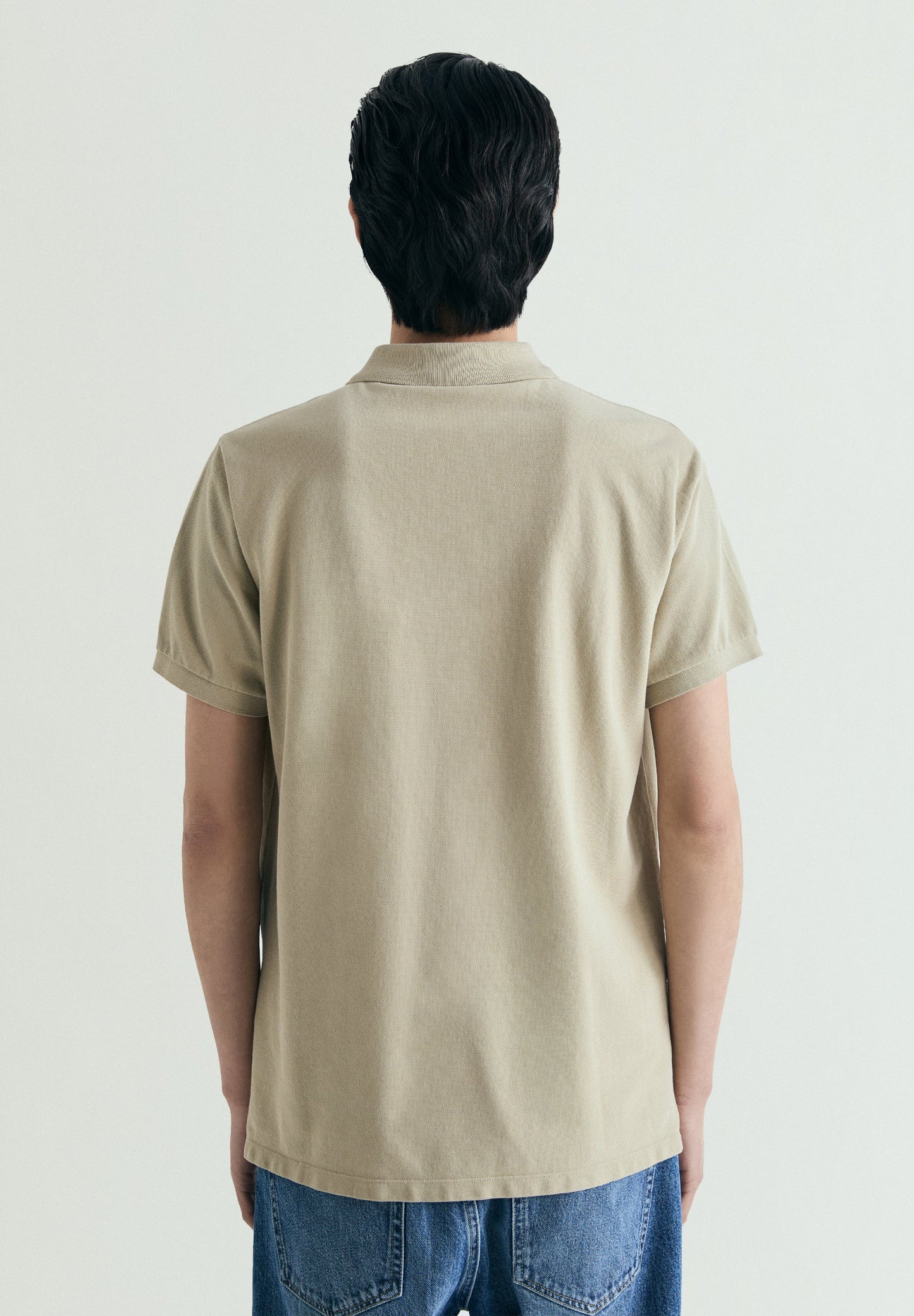 CAMISA POLO DE PIQUÉ BORDADO EM CONTRASTE