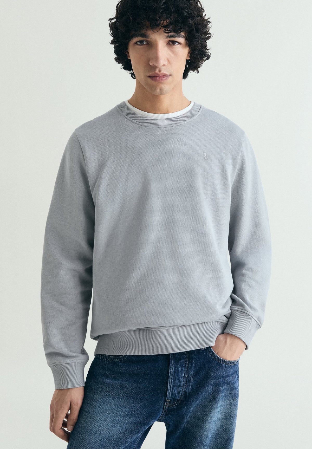 SWEATSHIRT BORDADA LAVADA