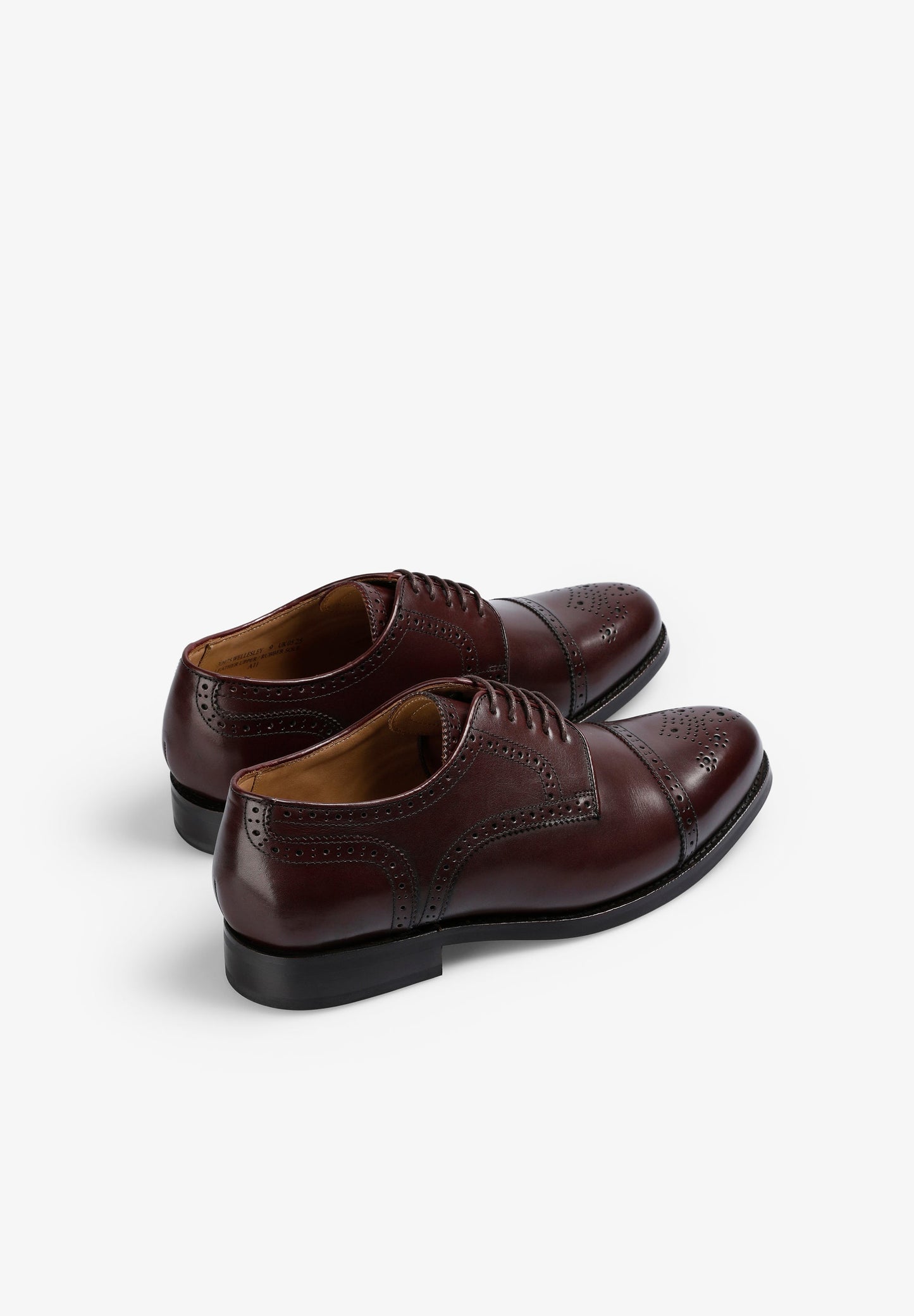 SAPATOS DERBY BROGUE DE PELE