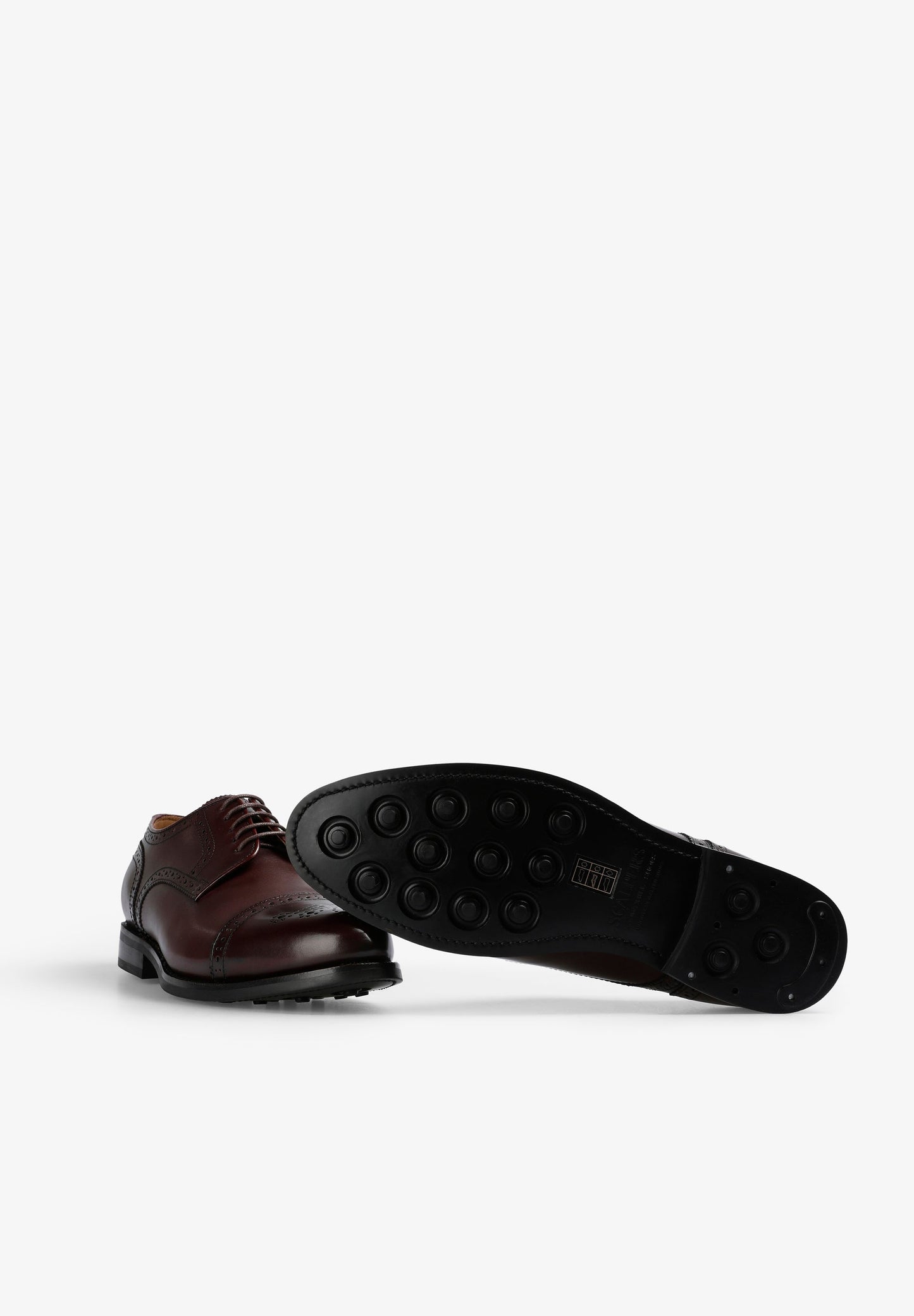 SAPATOS DERBY BROGUE DE PELE