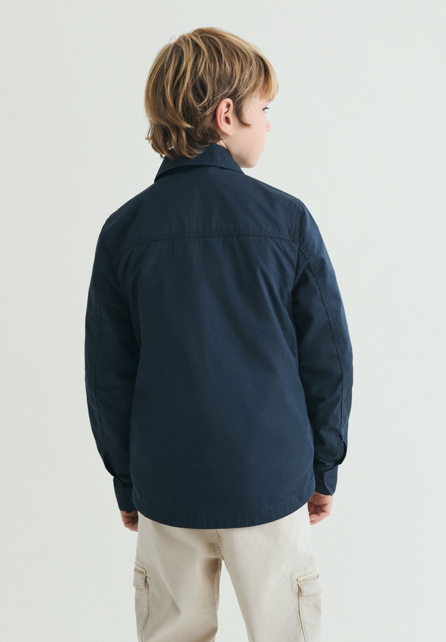 CARDIGAN NAVY COM BOLSO