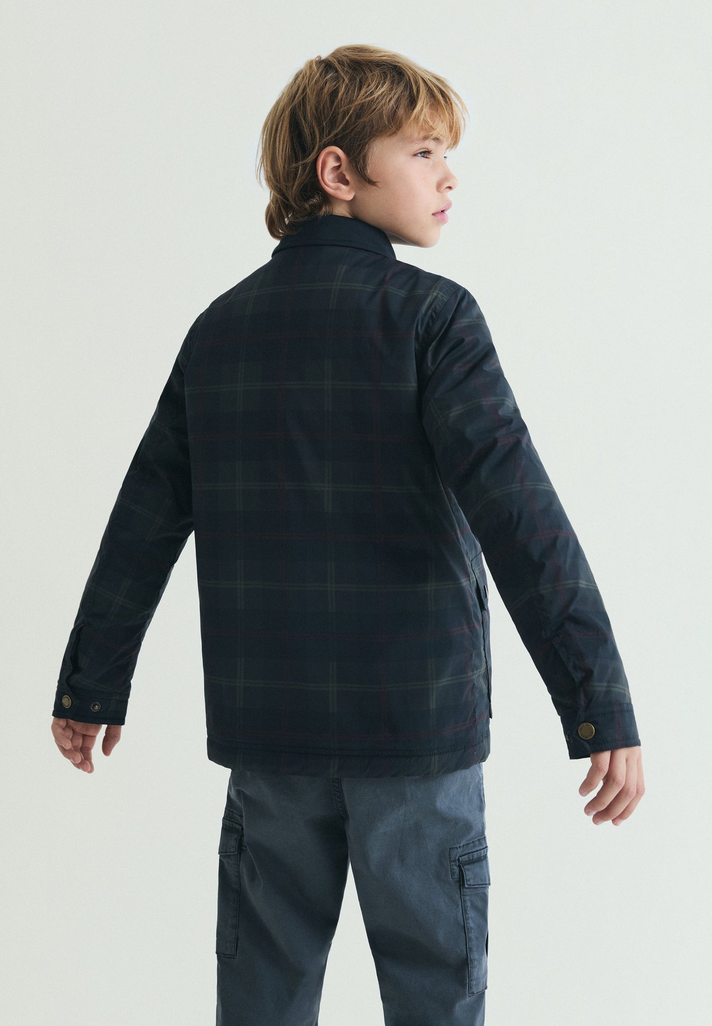 CARDIGAN ENCERADO XADREZ