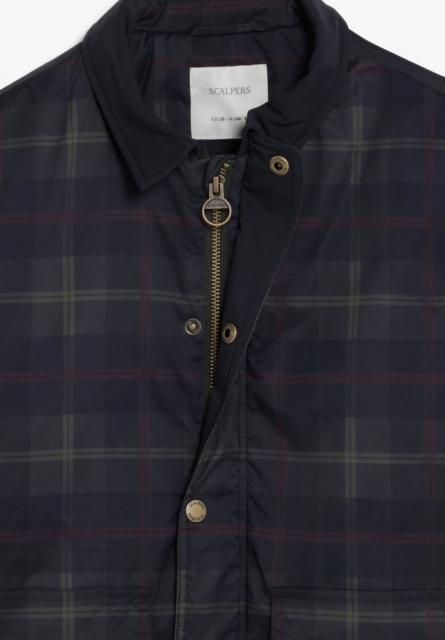 CARDIGAN ENCERADO XADREZ