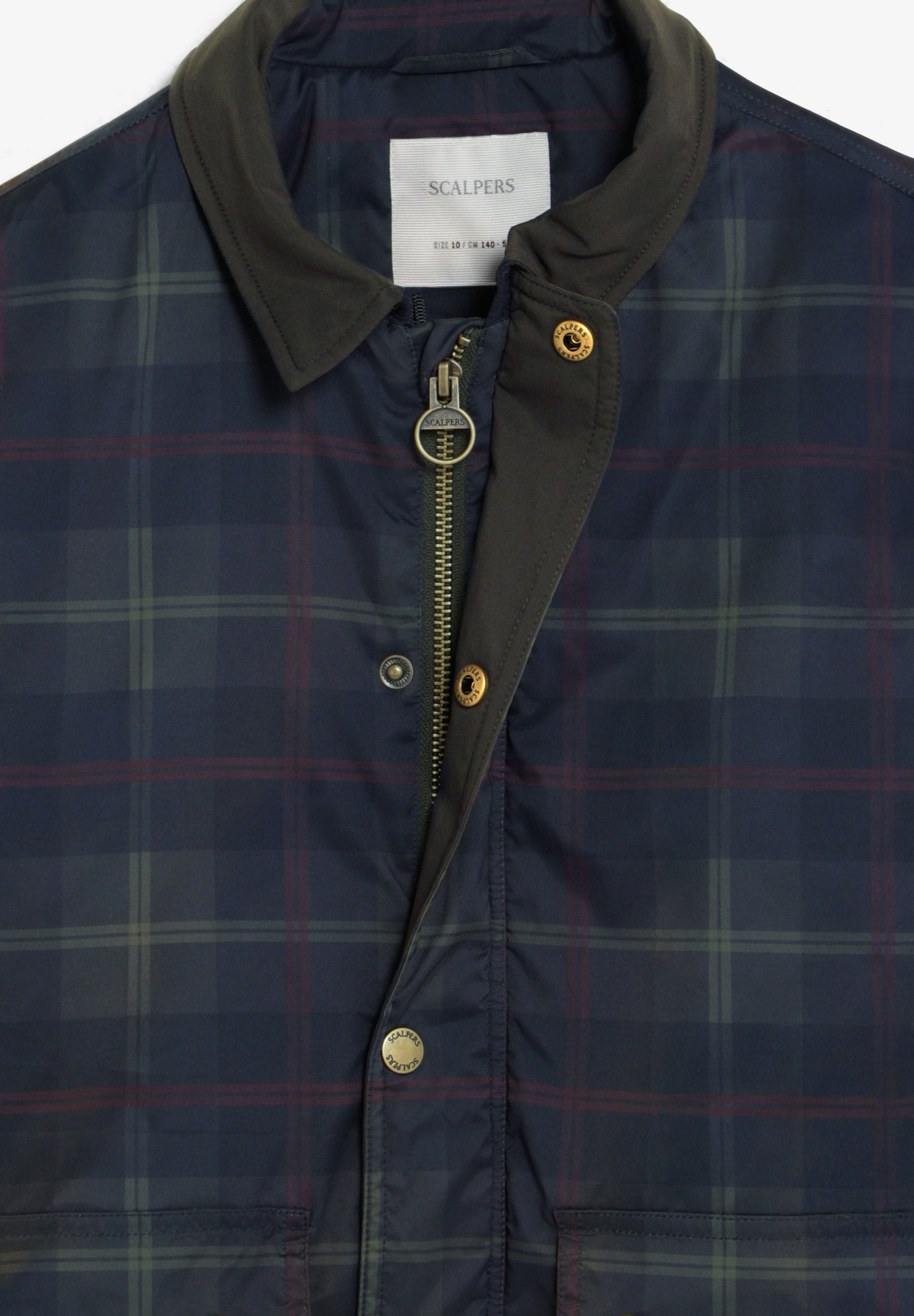 CARDIGAN ENCERADO XADREZ