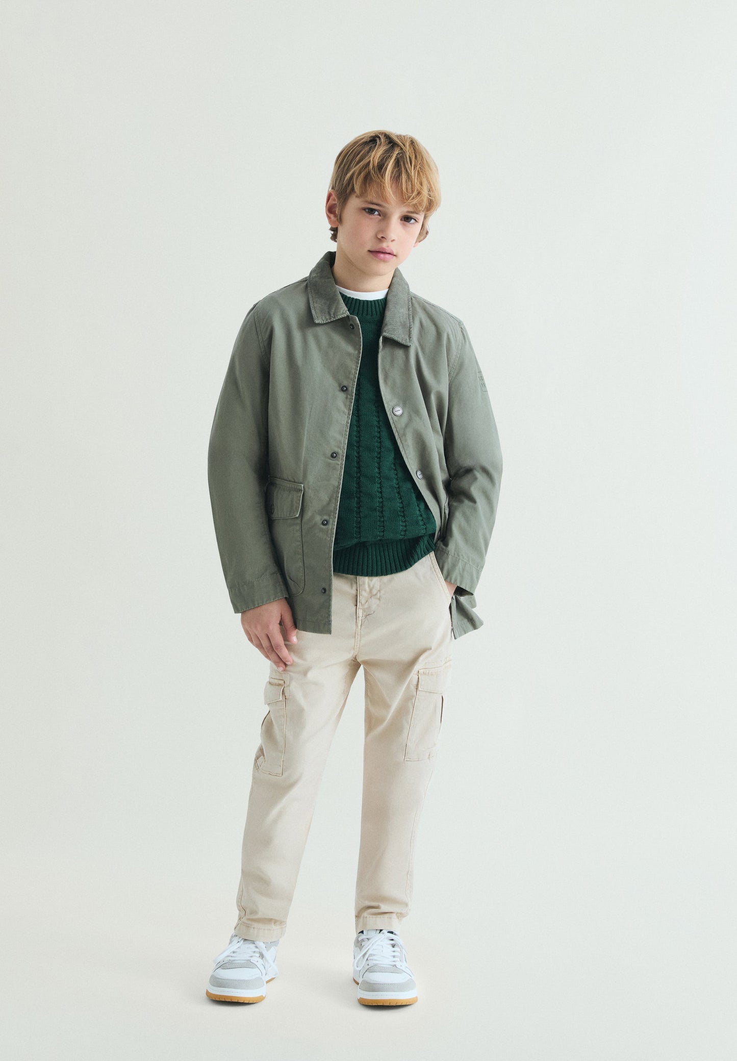 CARDIGAN ALGODÃO COM BOLSOS