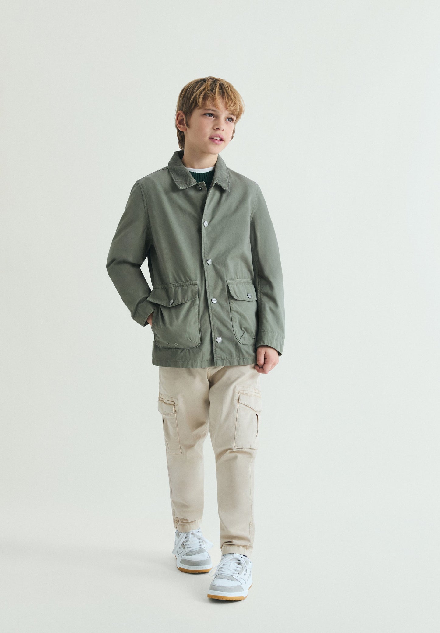 CARDIGAN ALGODÃO COM BOLSOS