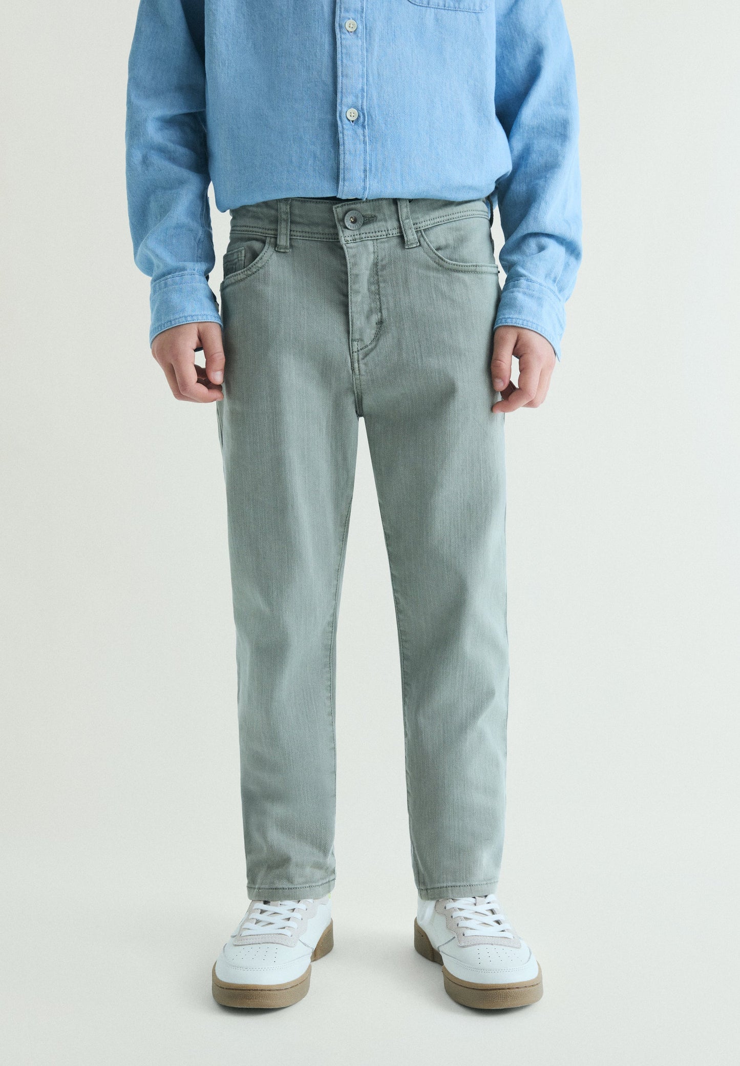 CALÇAS SLIM FIT FIVE POCKETS