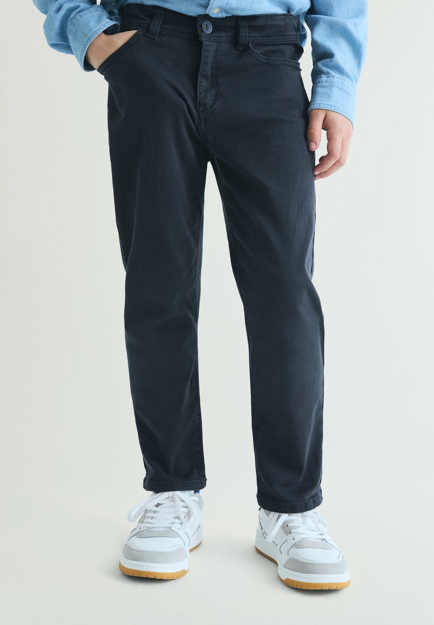 CALÇAS SLIM FIT FIVE POCKETS
