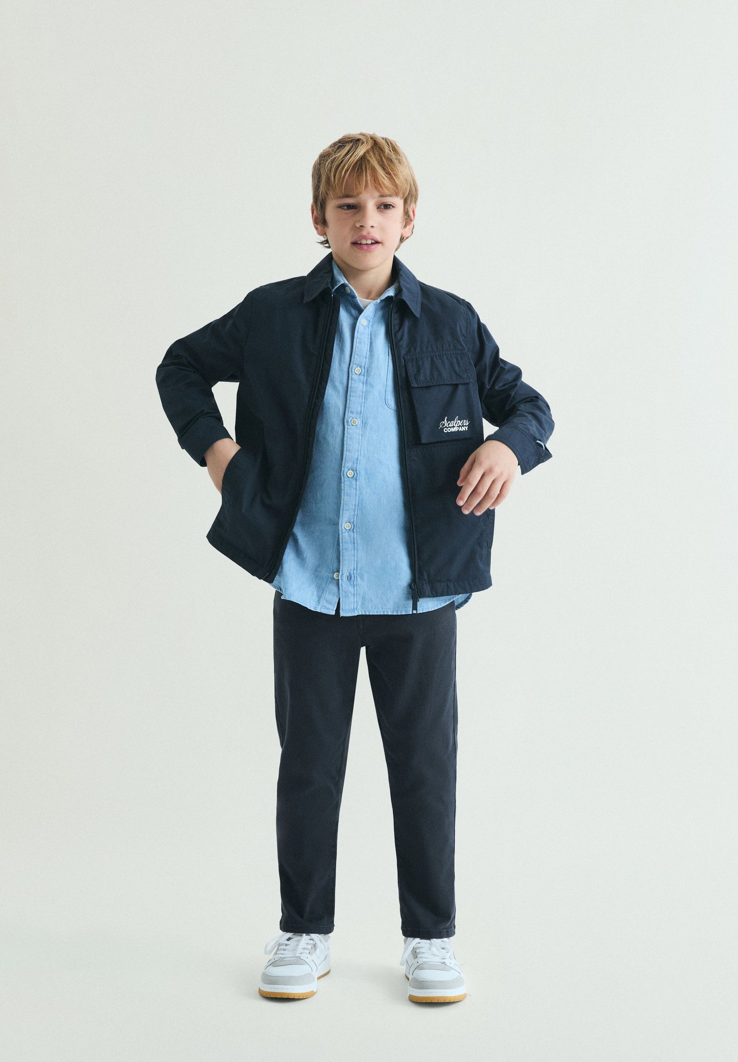 CALÇAS SLIM FIT FIVE POCKETS
