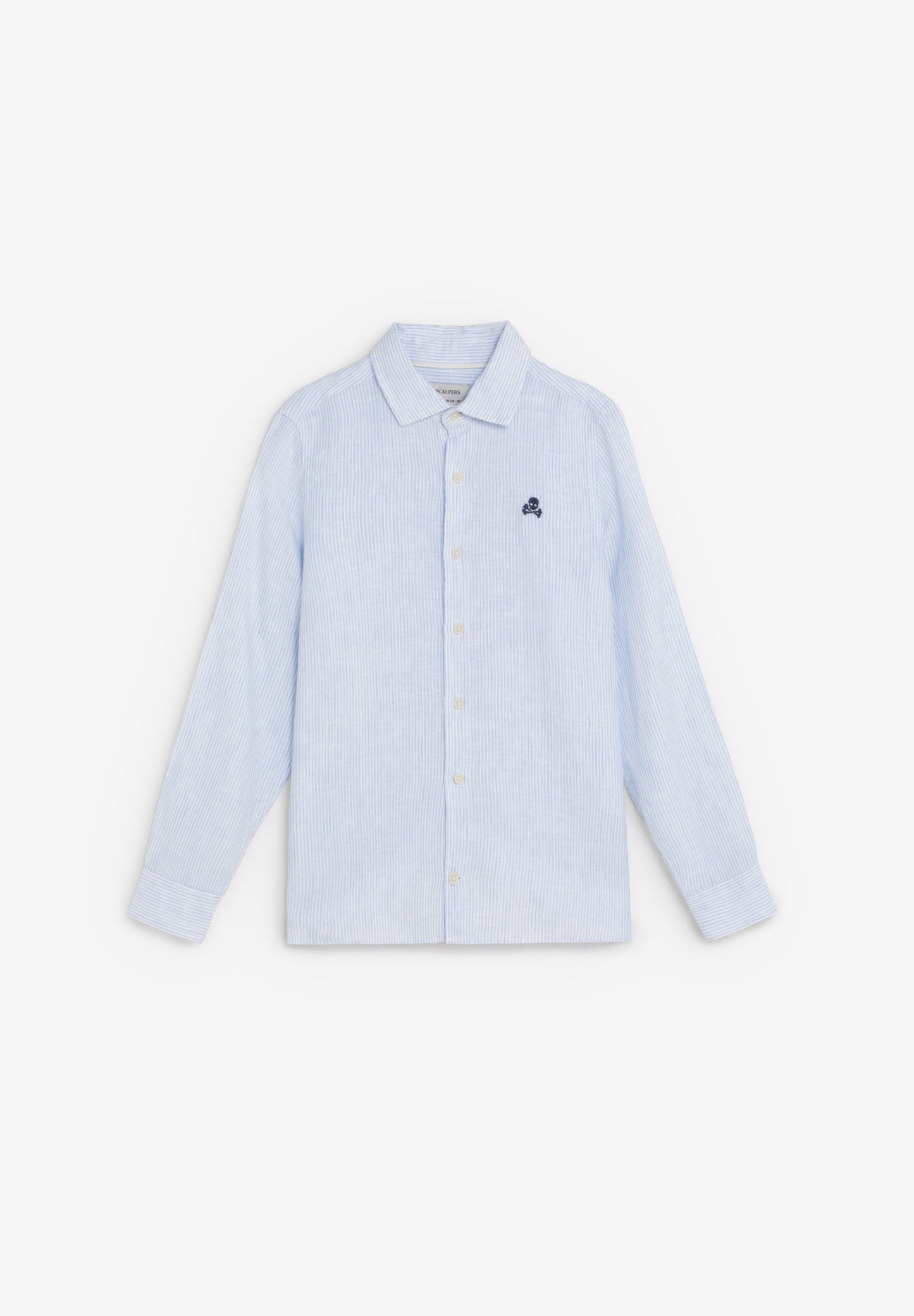 CAMISA DE LINHO ÀS RISCAS