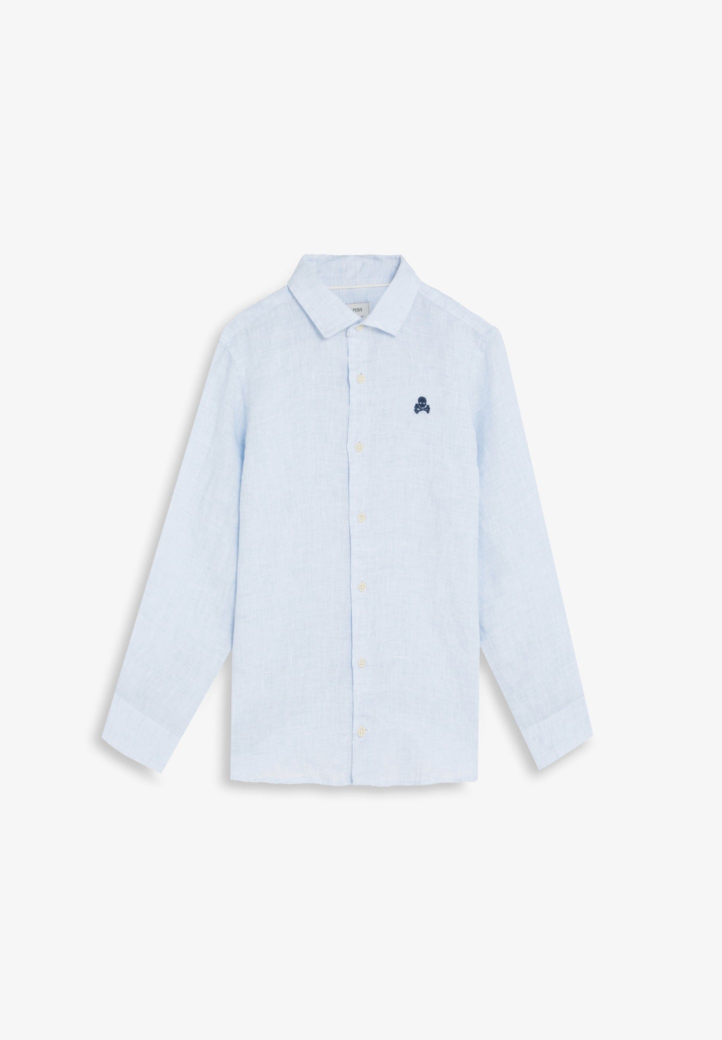 CAMISA DE LINHO ÀS RISCAS