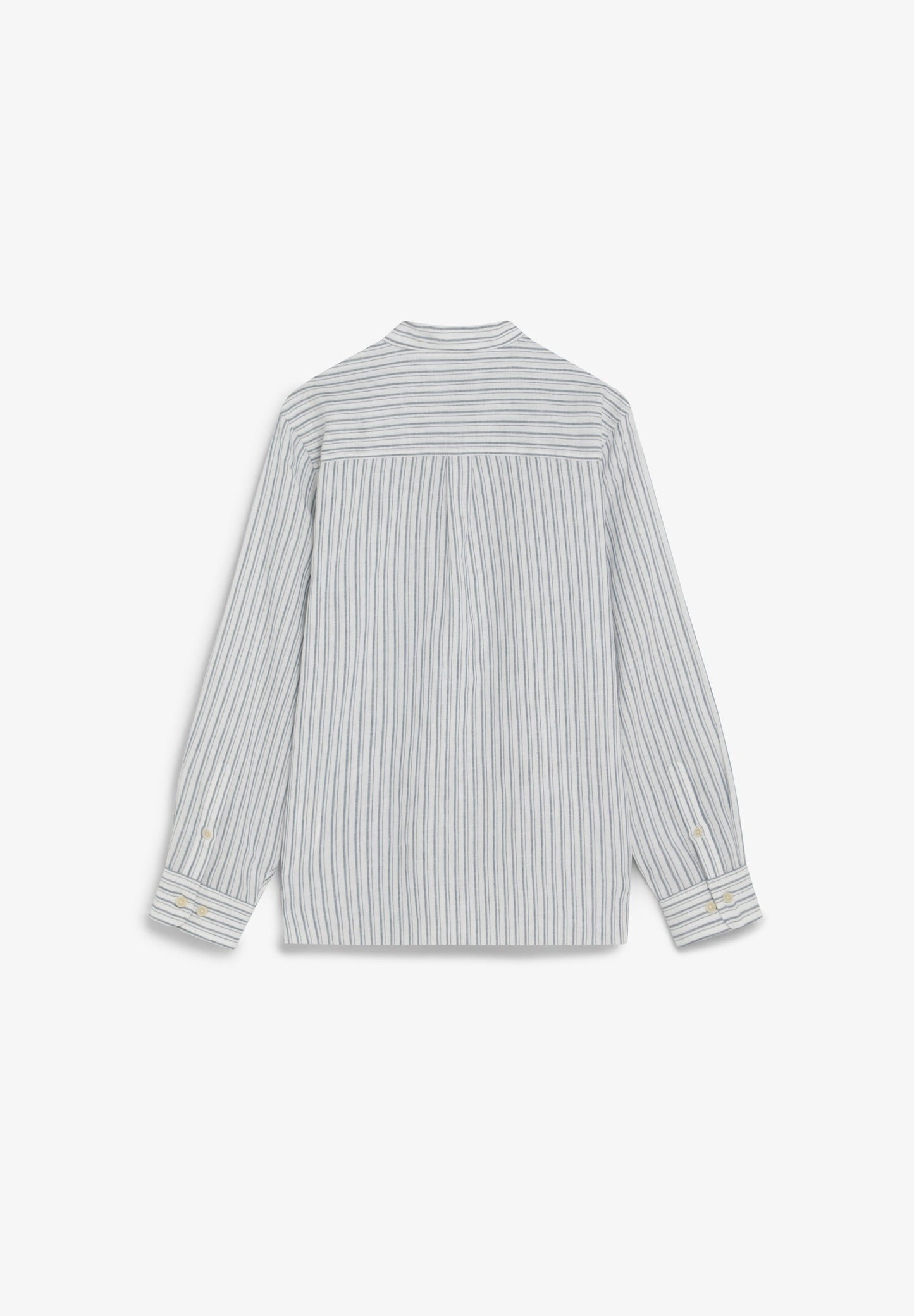 CAMISA ÀS RISCAS COM GOLA MAO