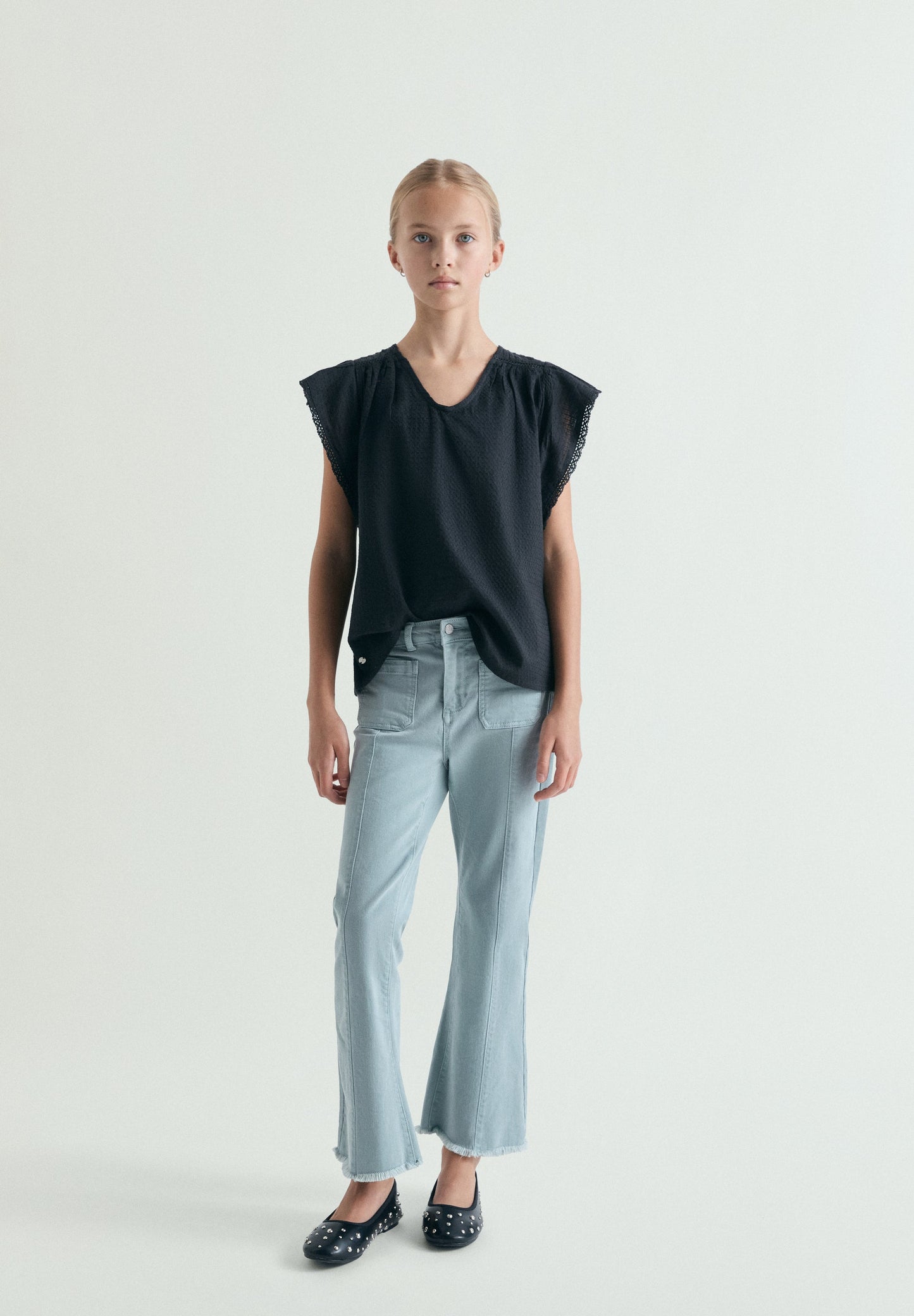 BLUSA DE MANGA CAVA