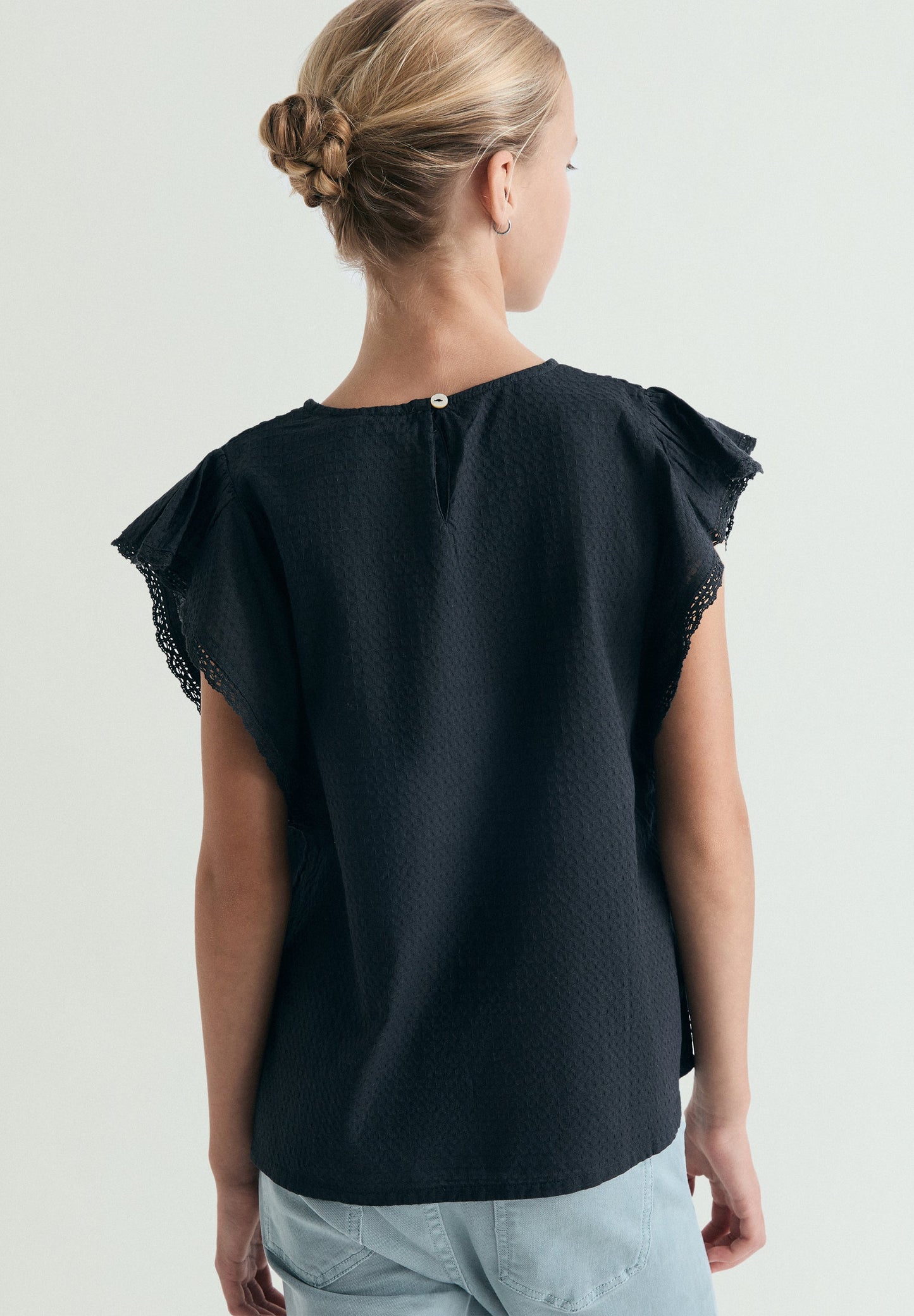 BLUSA DE MANGA CAVA
